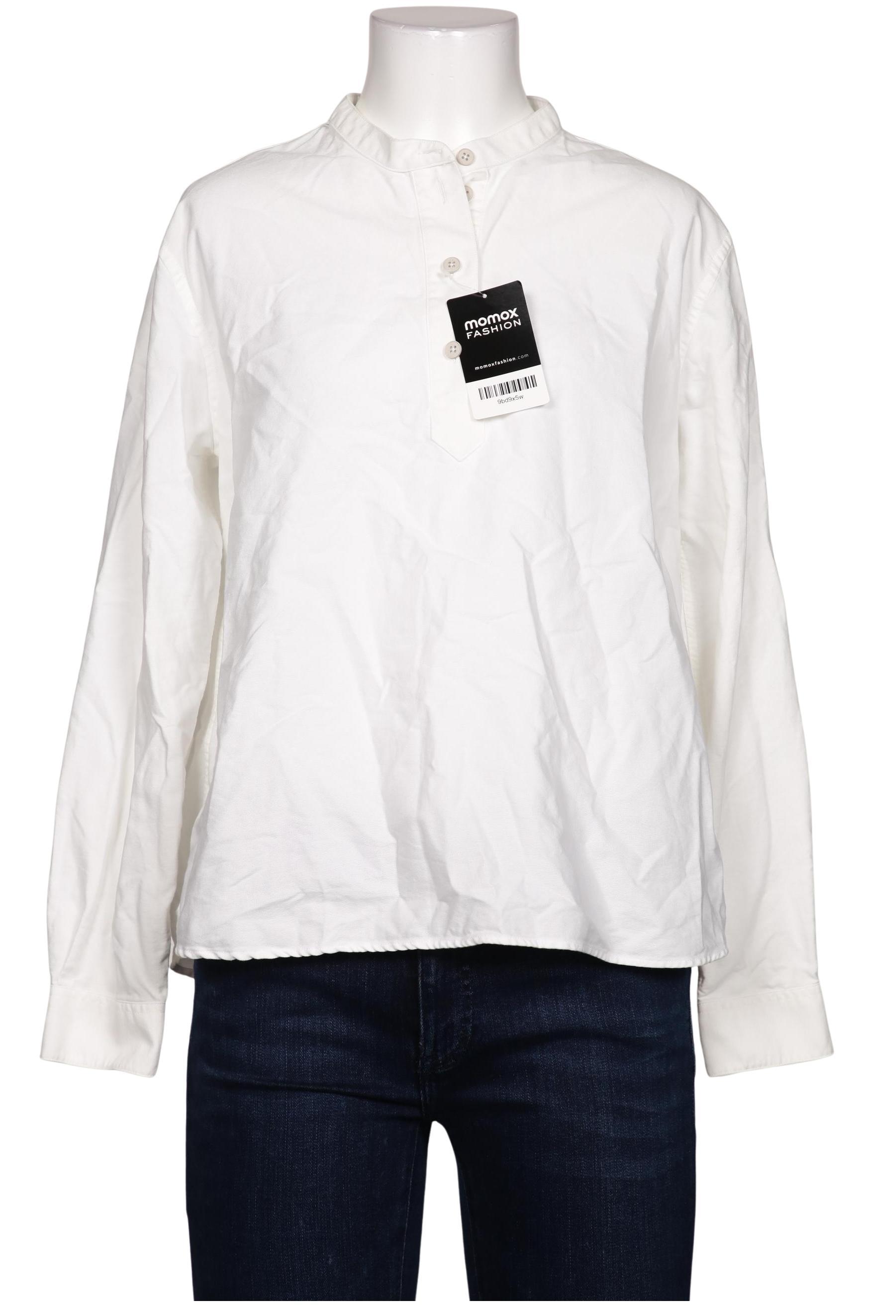 

Organic Basics Damen Bluse, weiß, Gr. 36