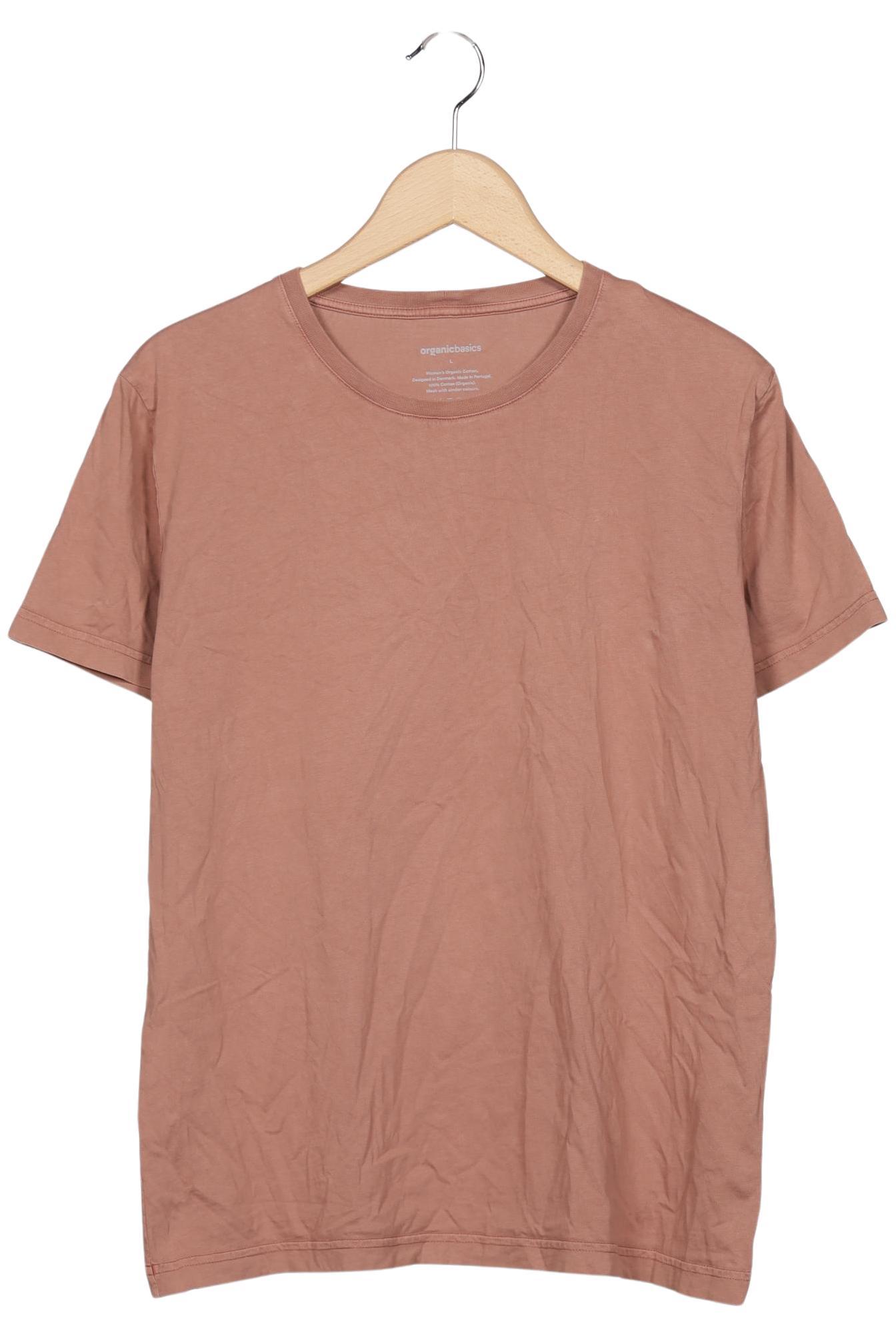 

Organic Basics Damen T-Shirt, braun, Gr. 42