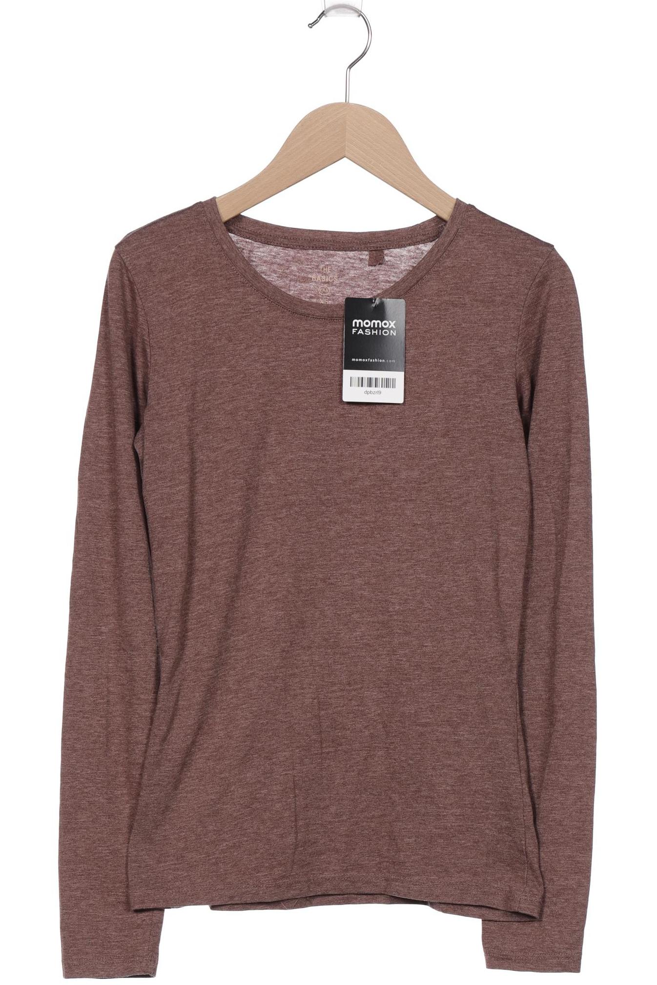 

Organic Basics Damen Langarmshirt, braun, Gr. 34