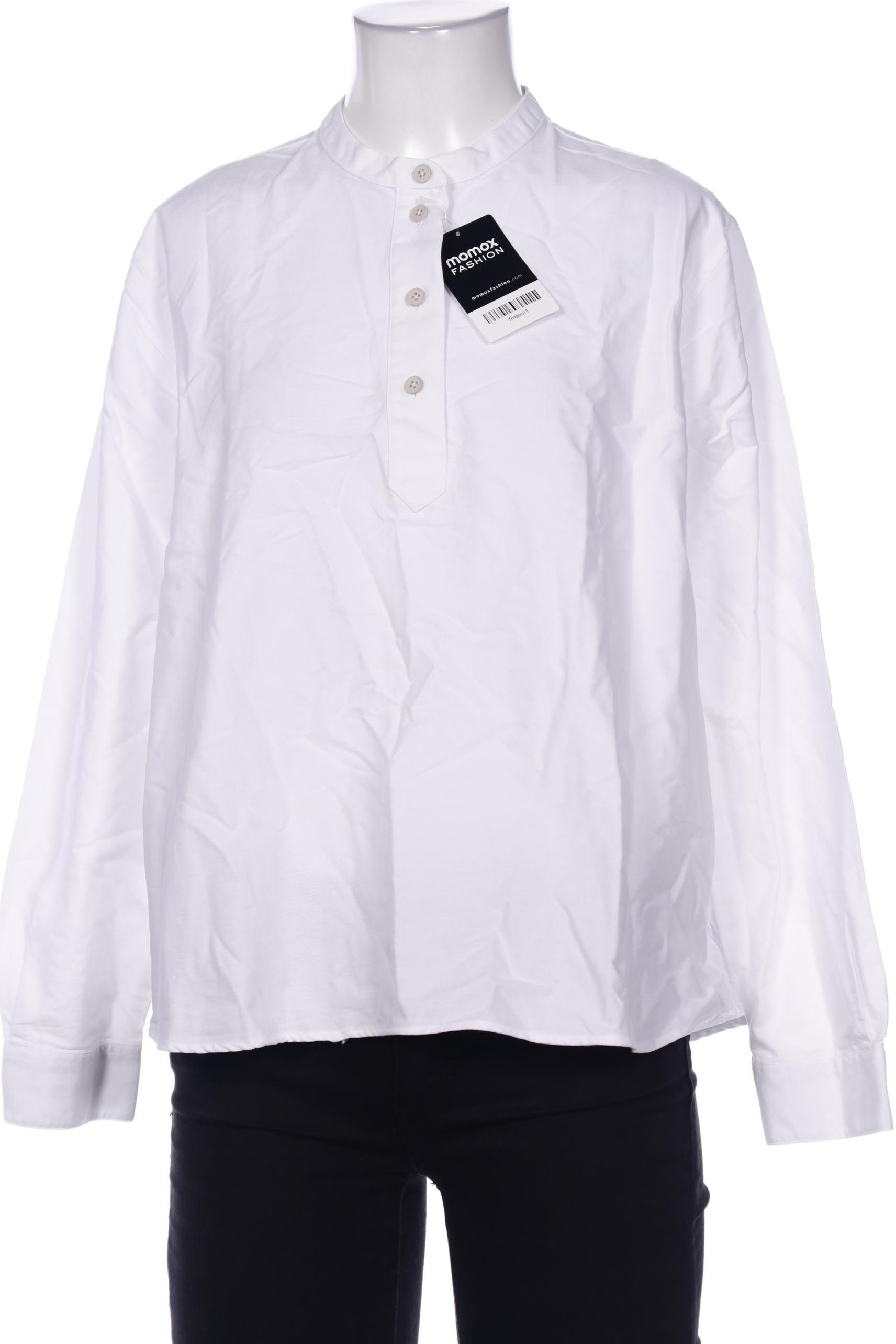 

Organic Basics Damen Bluse, weiß, Gr. 36