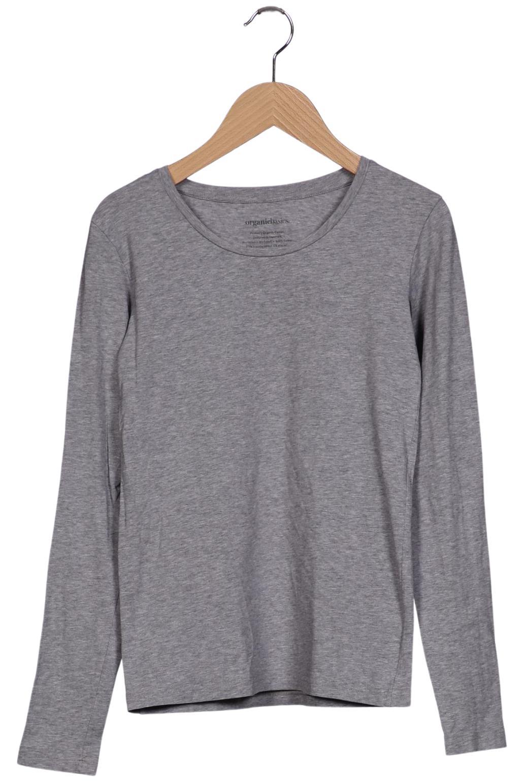 

Organic Basics Damen Langarmshirt, grau, Gr. 36