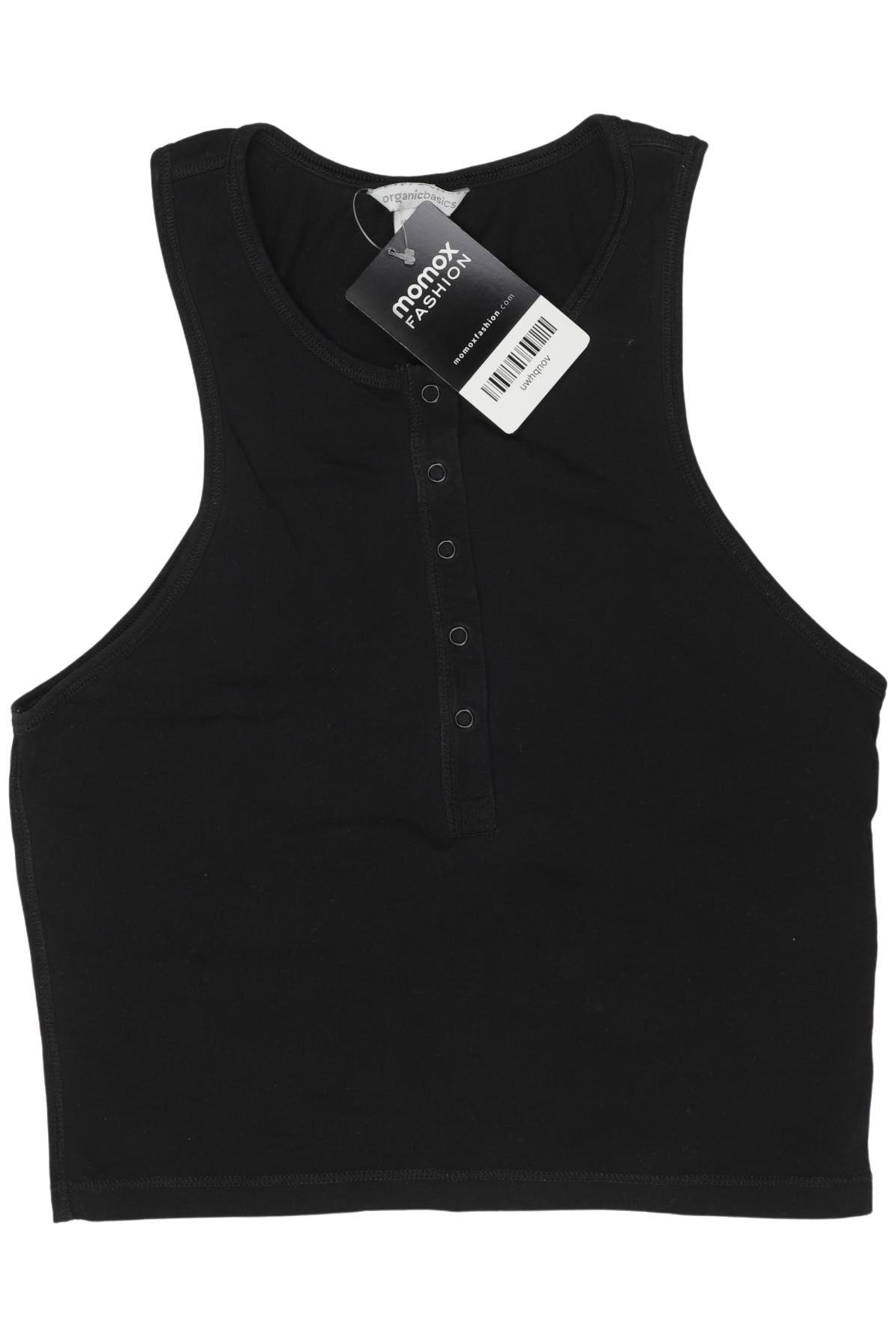 

Organic Basics Damen Top, schwarz, Gr. 38