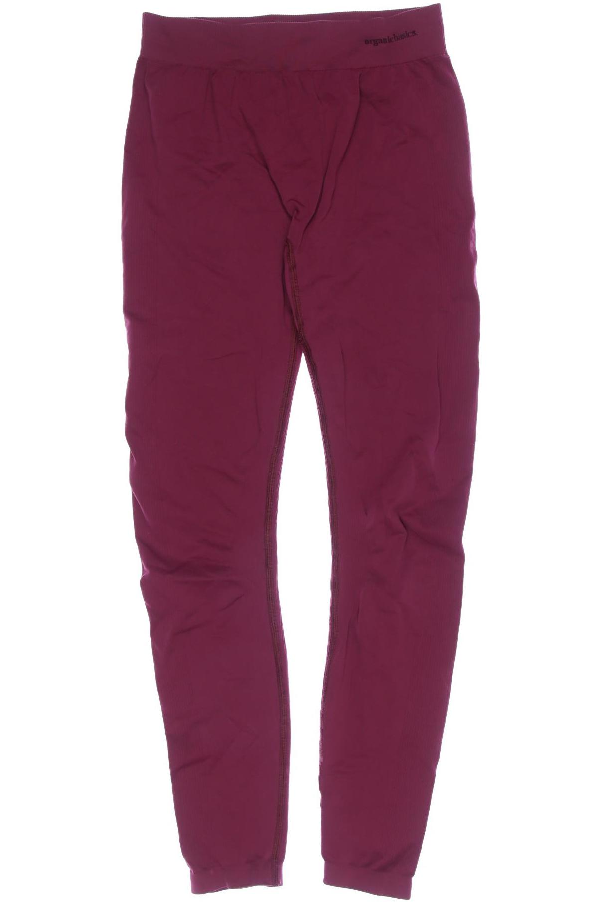 

Organic Basics Damen Stoffhose, bordeaux, Gr. 0