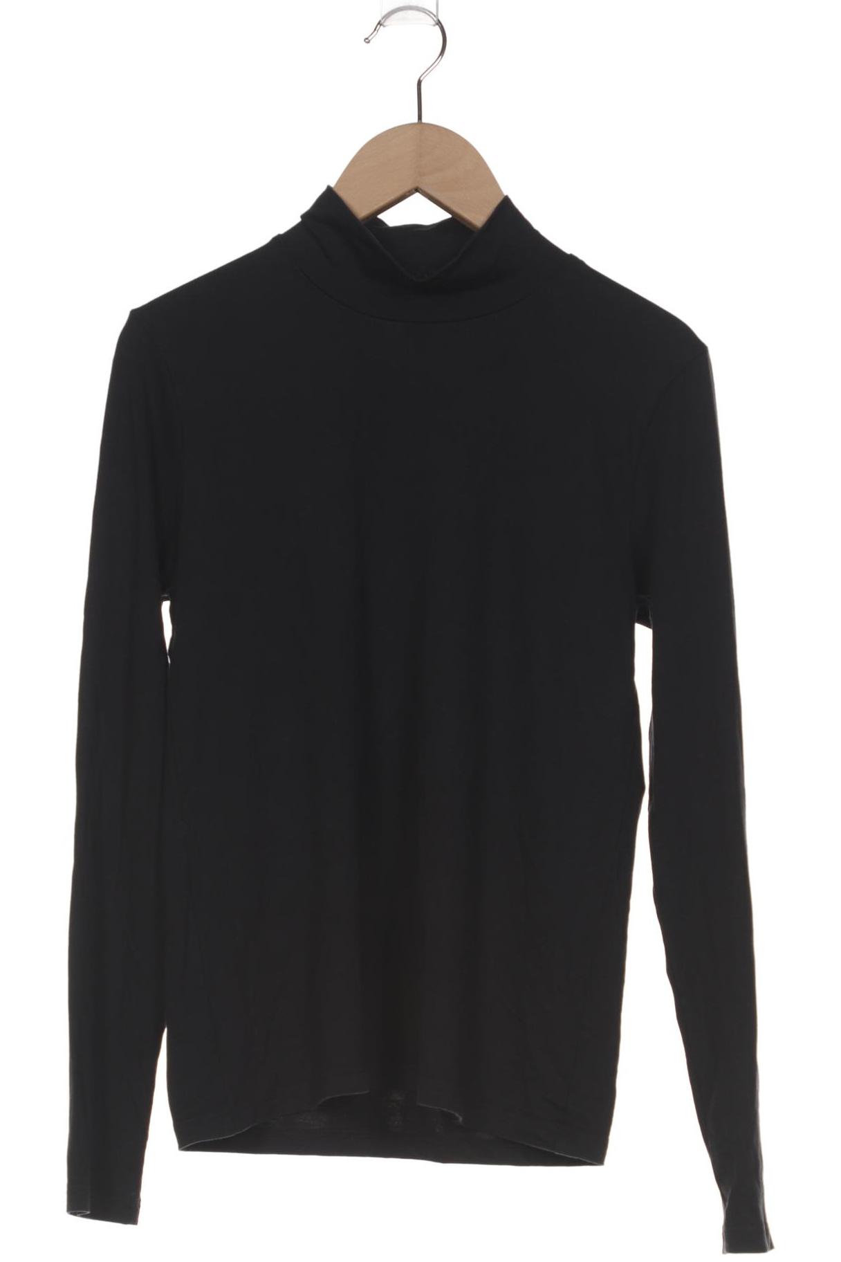 

Organic Basics Damen Langarmshirt, schwarz, Gr. 38