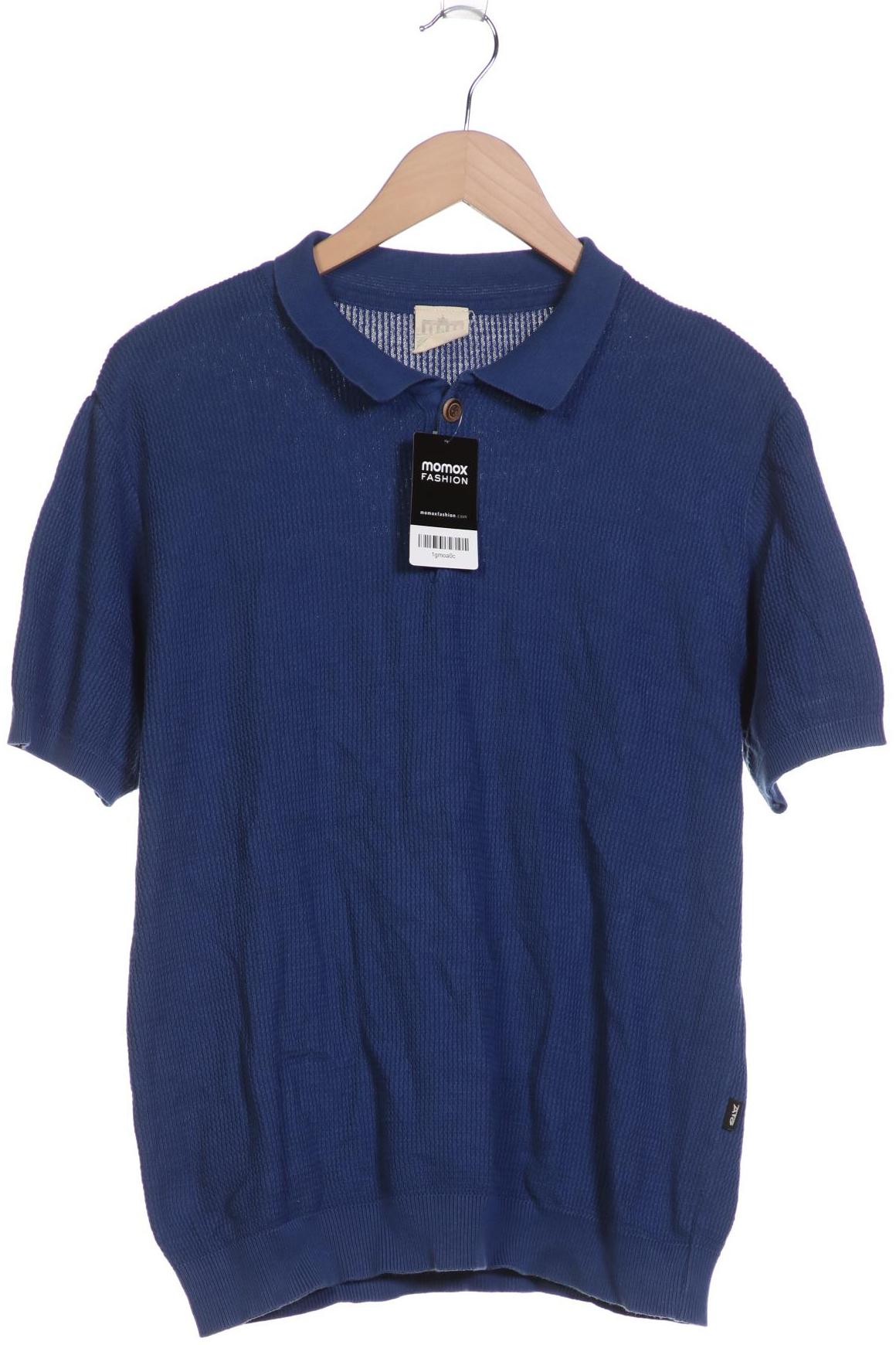 

Organic Basics Herren Poloshirt, blau, Gr. 48