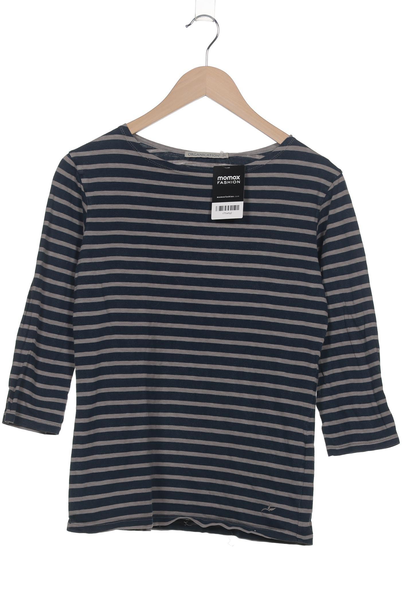 

Organication Damen Langarmshirt, marineblau, Gr. 36
