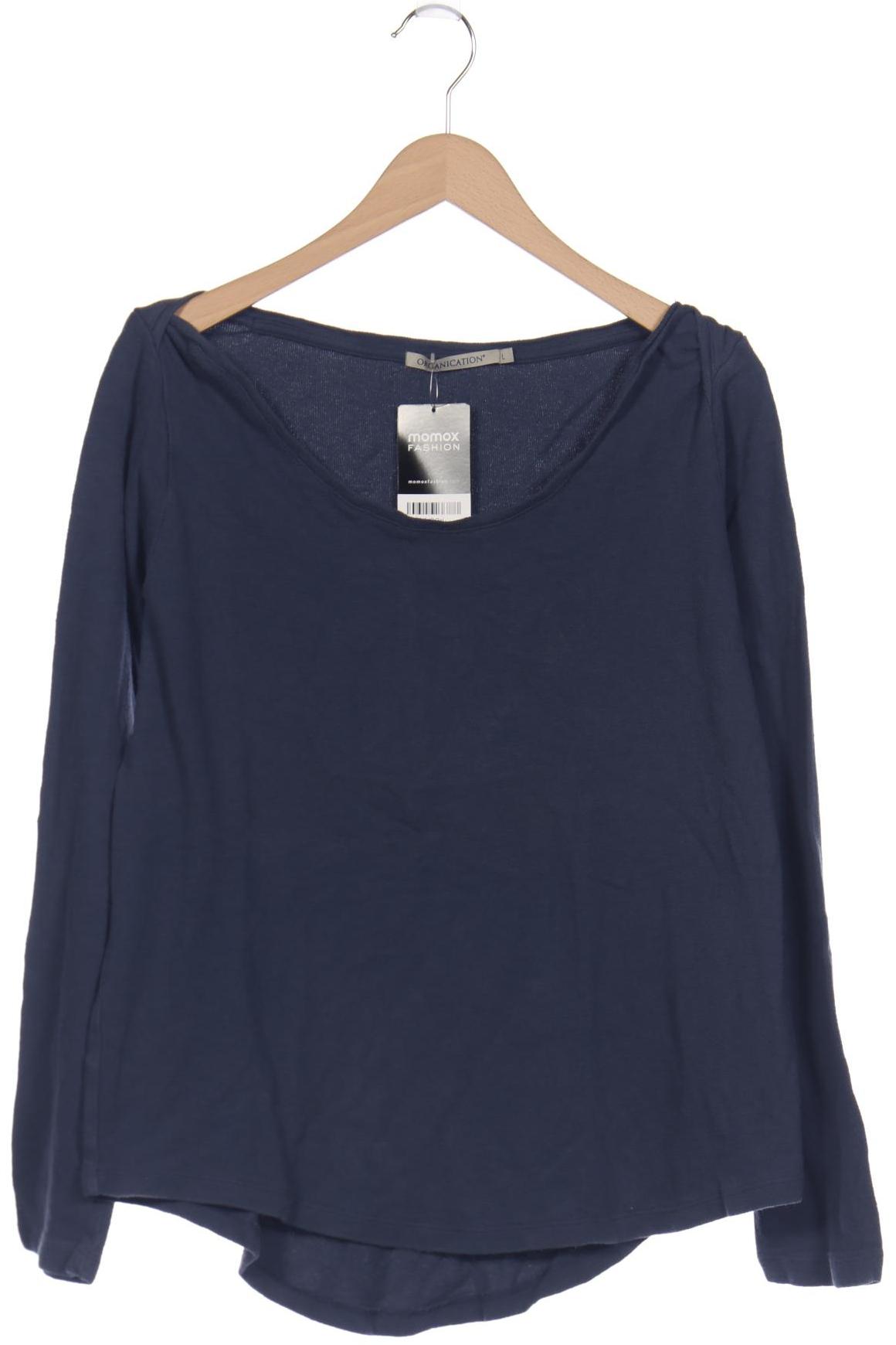 

Organication Damen Pullover, blau, Gr. 42