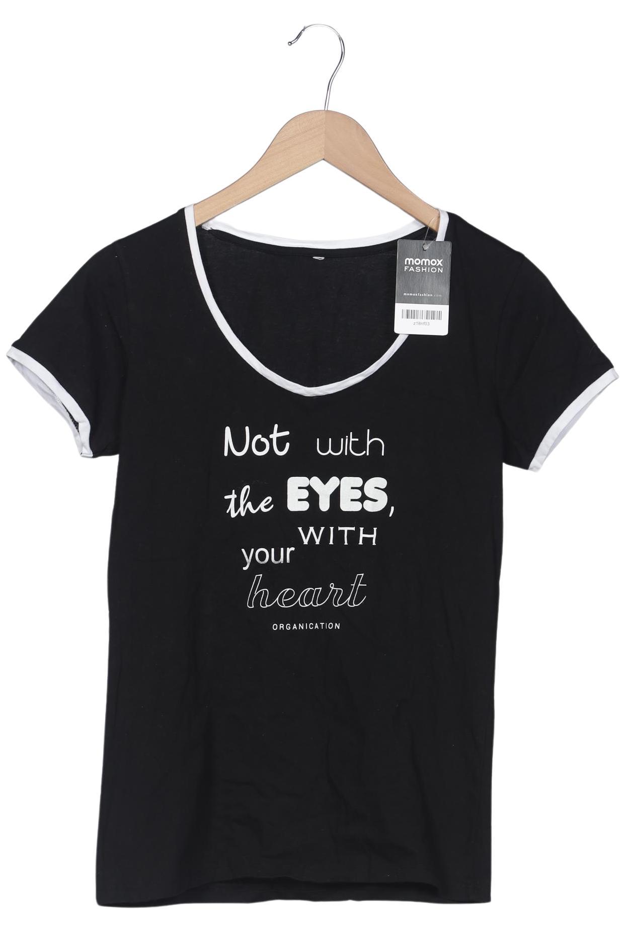 

Organication Damen T-Shirt, schwarz, Gr. 34