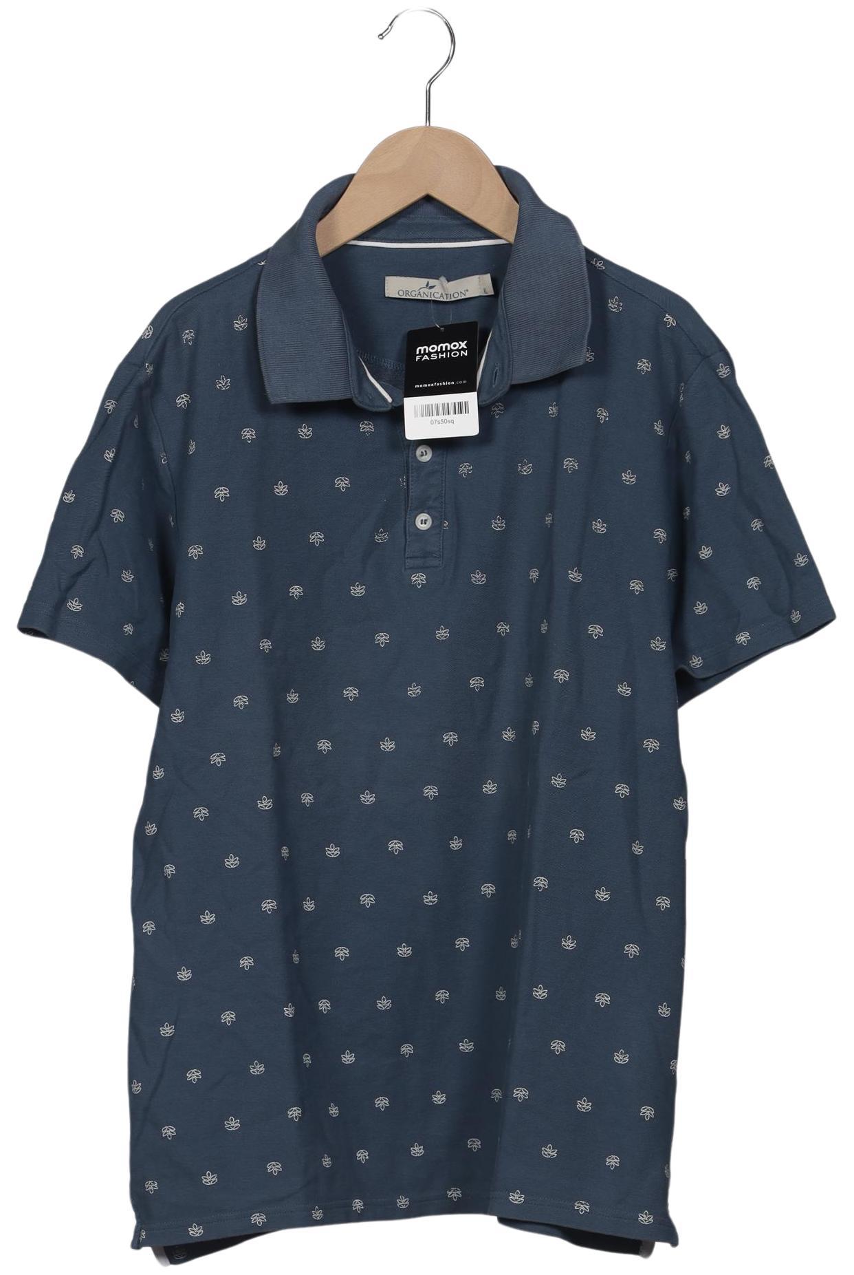 

Organication Herren Poloshirt, blau, Gr. 54