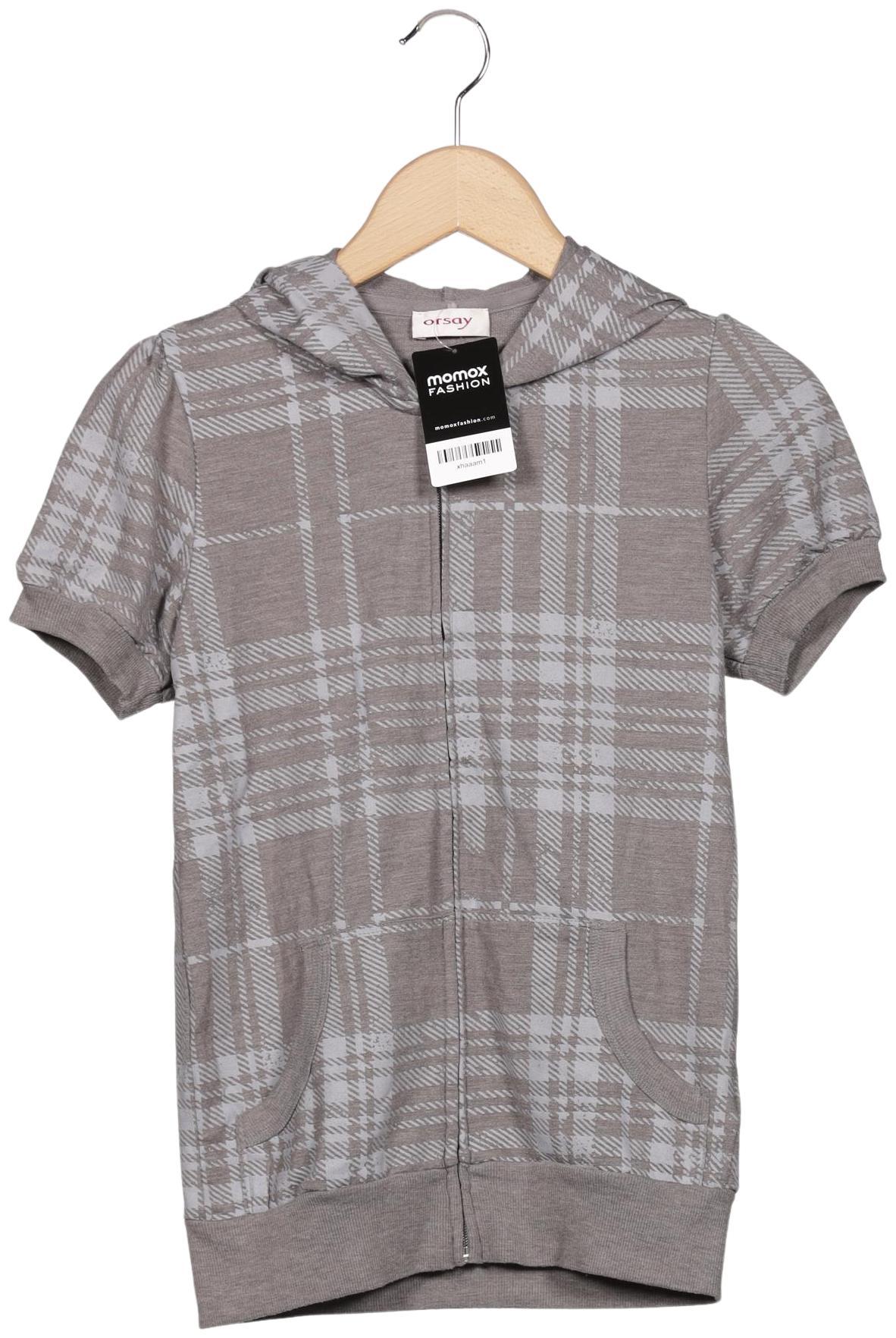 

Orsay Damen Kapuzenpullover, grau, Gr. 34