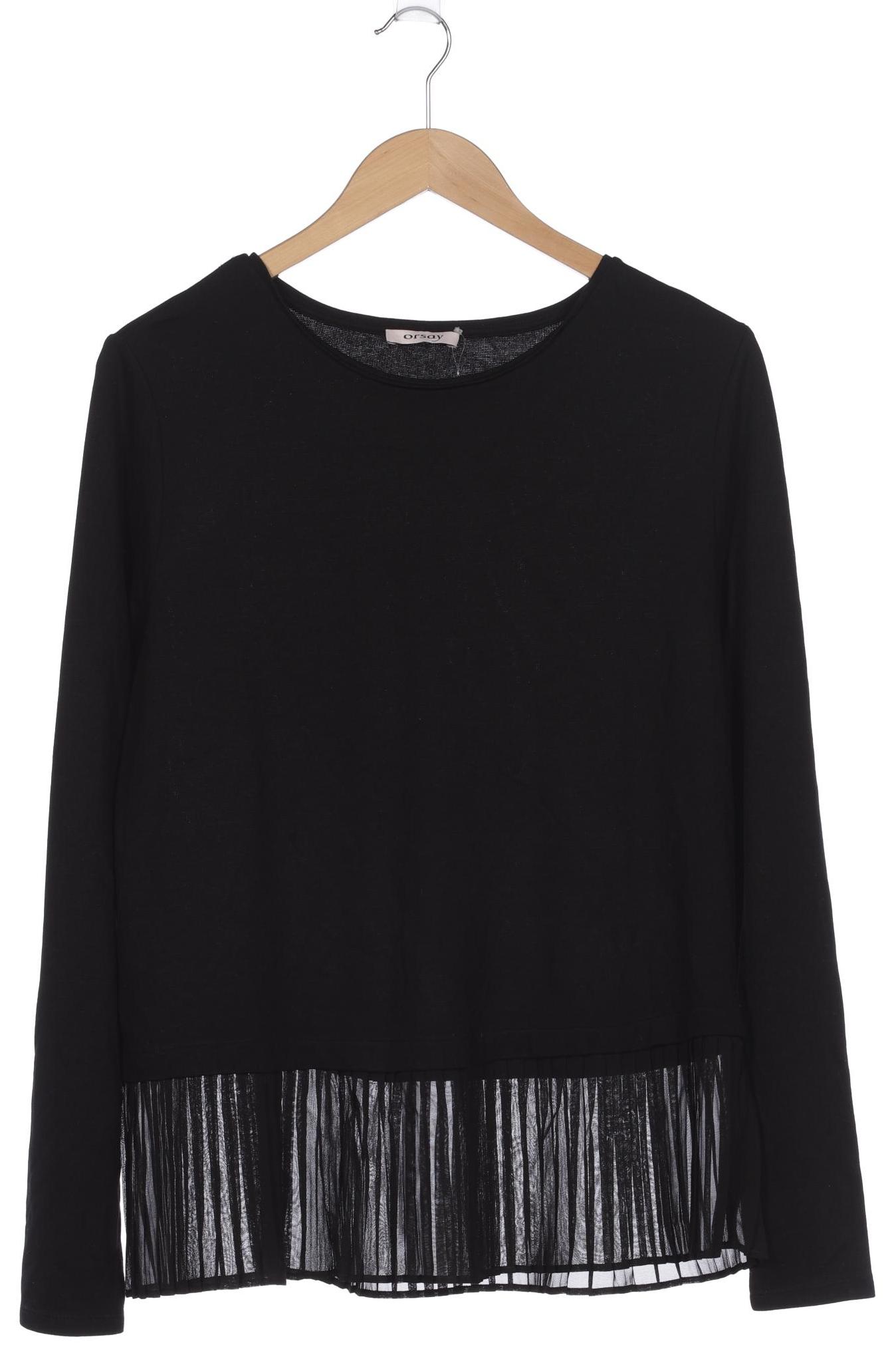 

Orsay Damen Langarmshirt, schwarz, Gr. 42