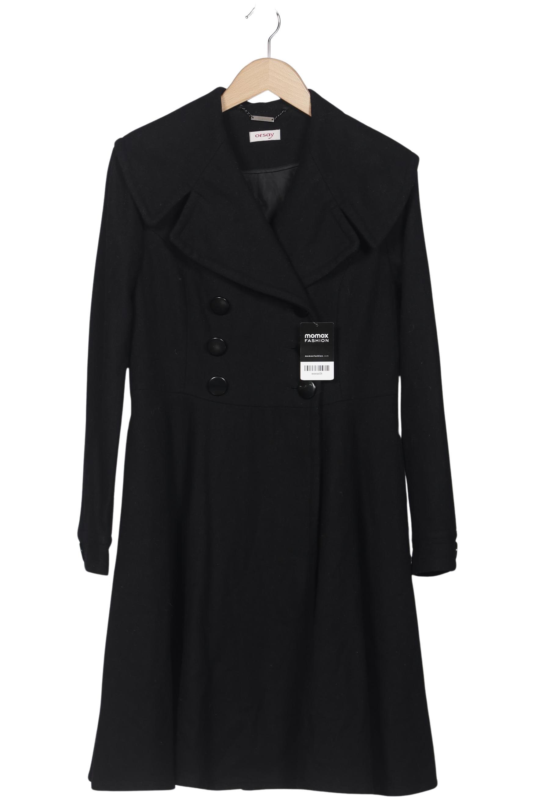 

Orsay Damen Mantel, schwarz, Gr. 44