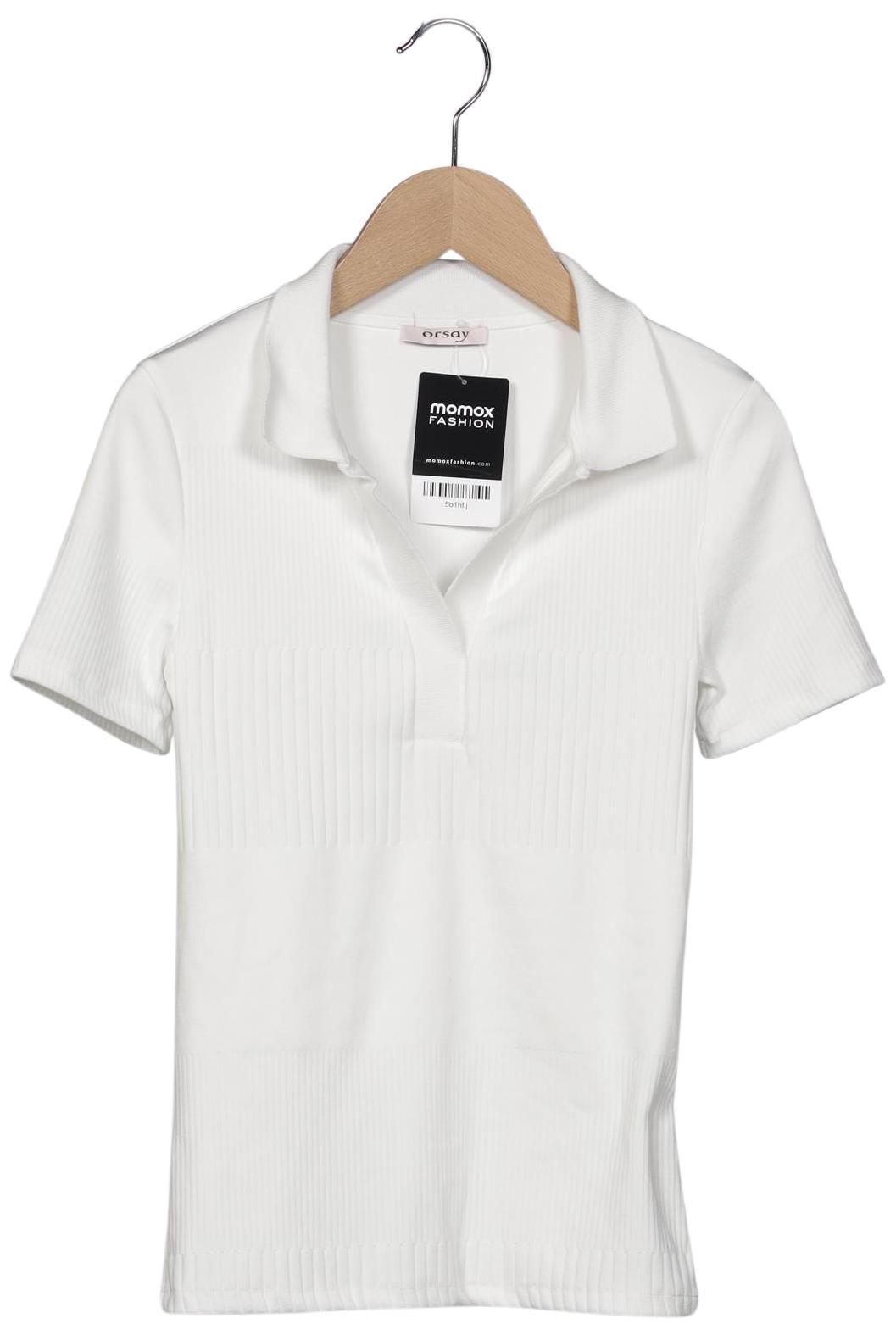 

Orsay Damen Poloshirt, weiß, Gr. 34