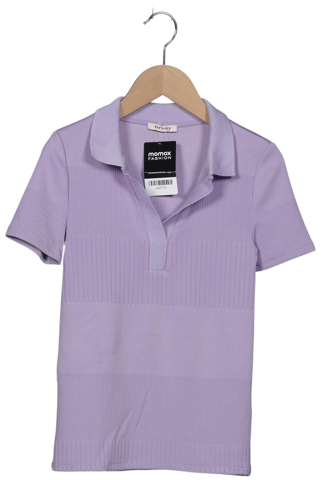 

Orsay Damen Poloshirt, flieder, Gr. 34