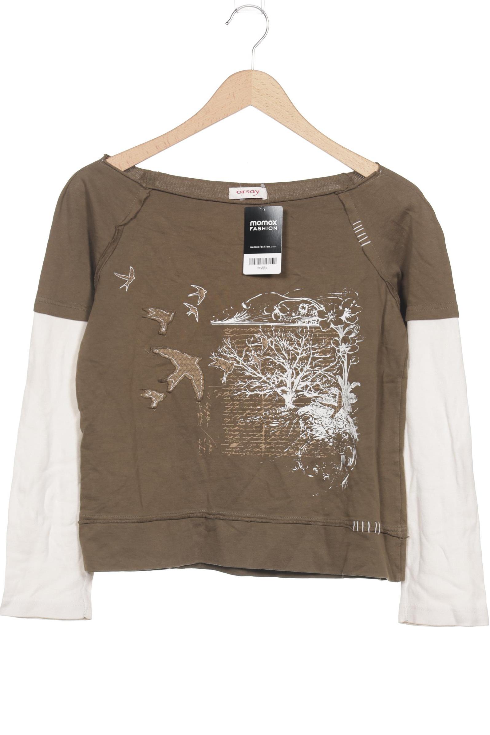 

Orsay Damen Sweatshirt, grün, Gr. 38