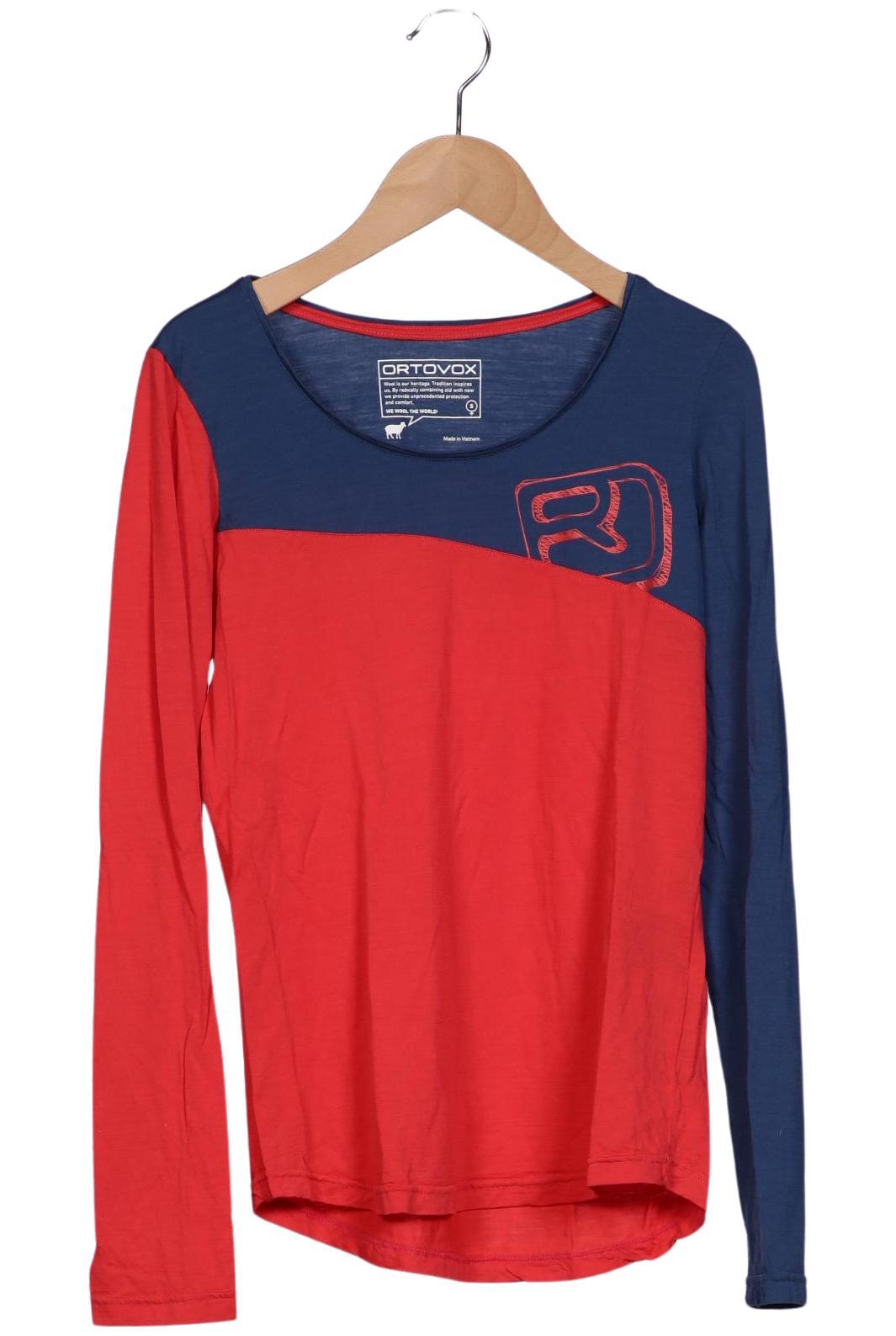 Thumbnail - Ortovox Damen Langarmshirt, rot, Gr. 36