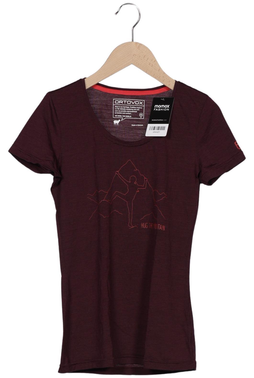 

Ortovox Damen T-Shirt, bordeaux, Gr. 34