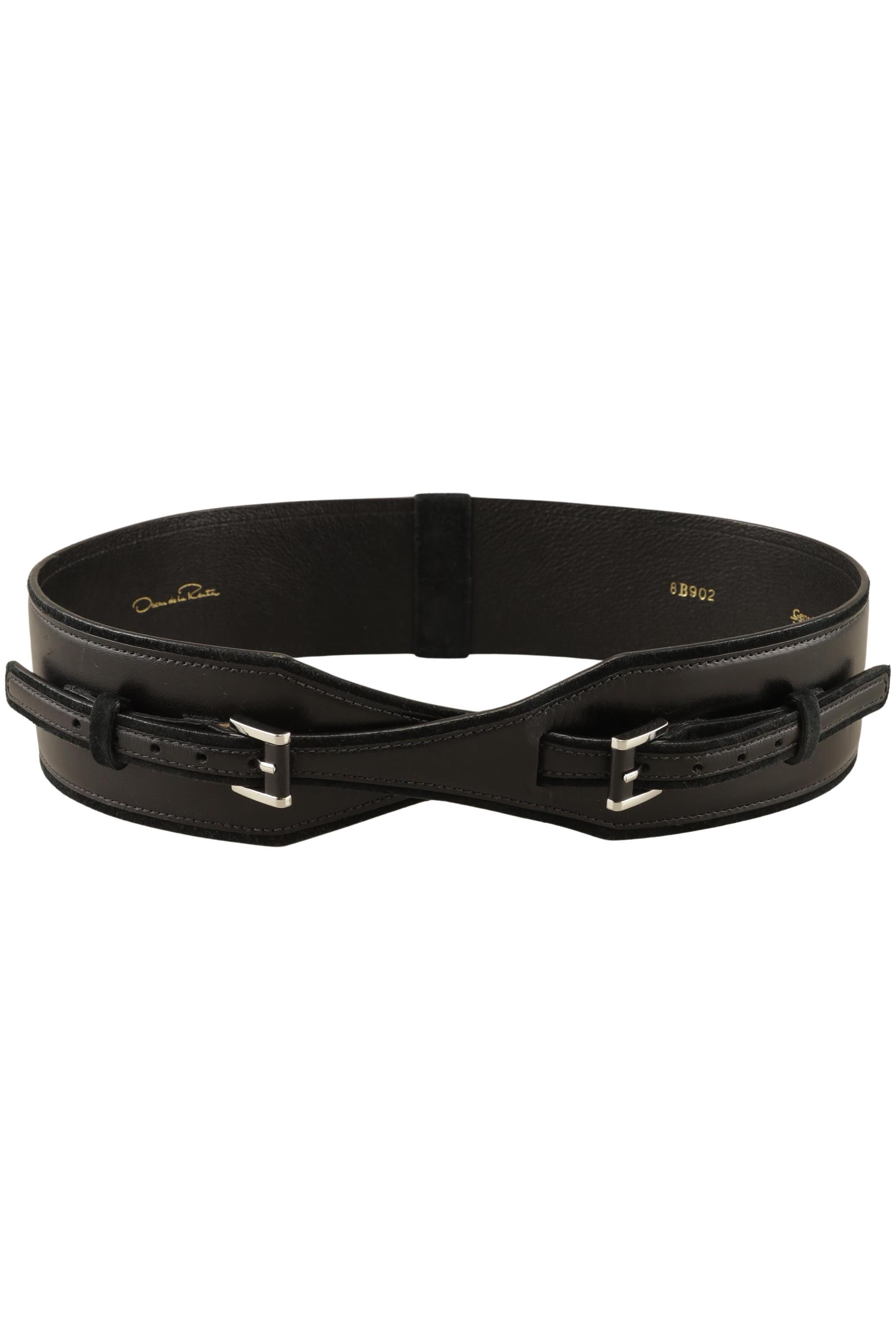 

Oscar de la Renta Damen Gürtel, schwarz, Gr. 75