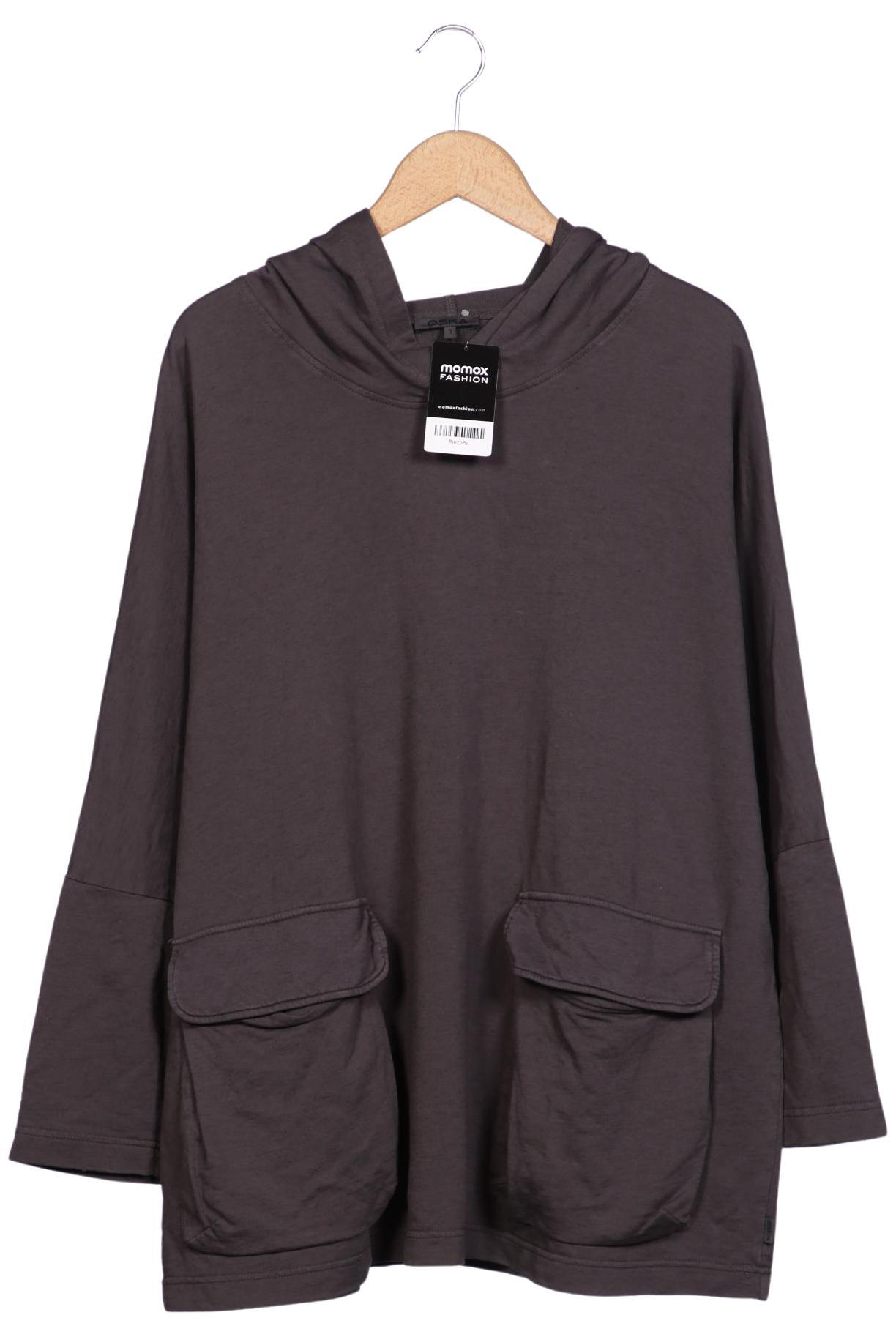 

Oska Damen Kapuzenpullover, grau, Gr. 38