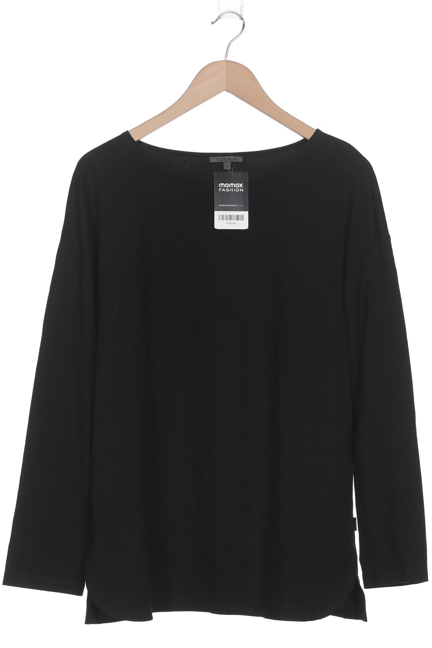 

Oska Damen Langarmshirt, schwarz, Gr. 44