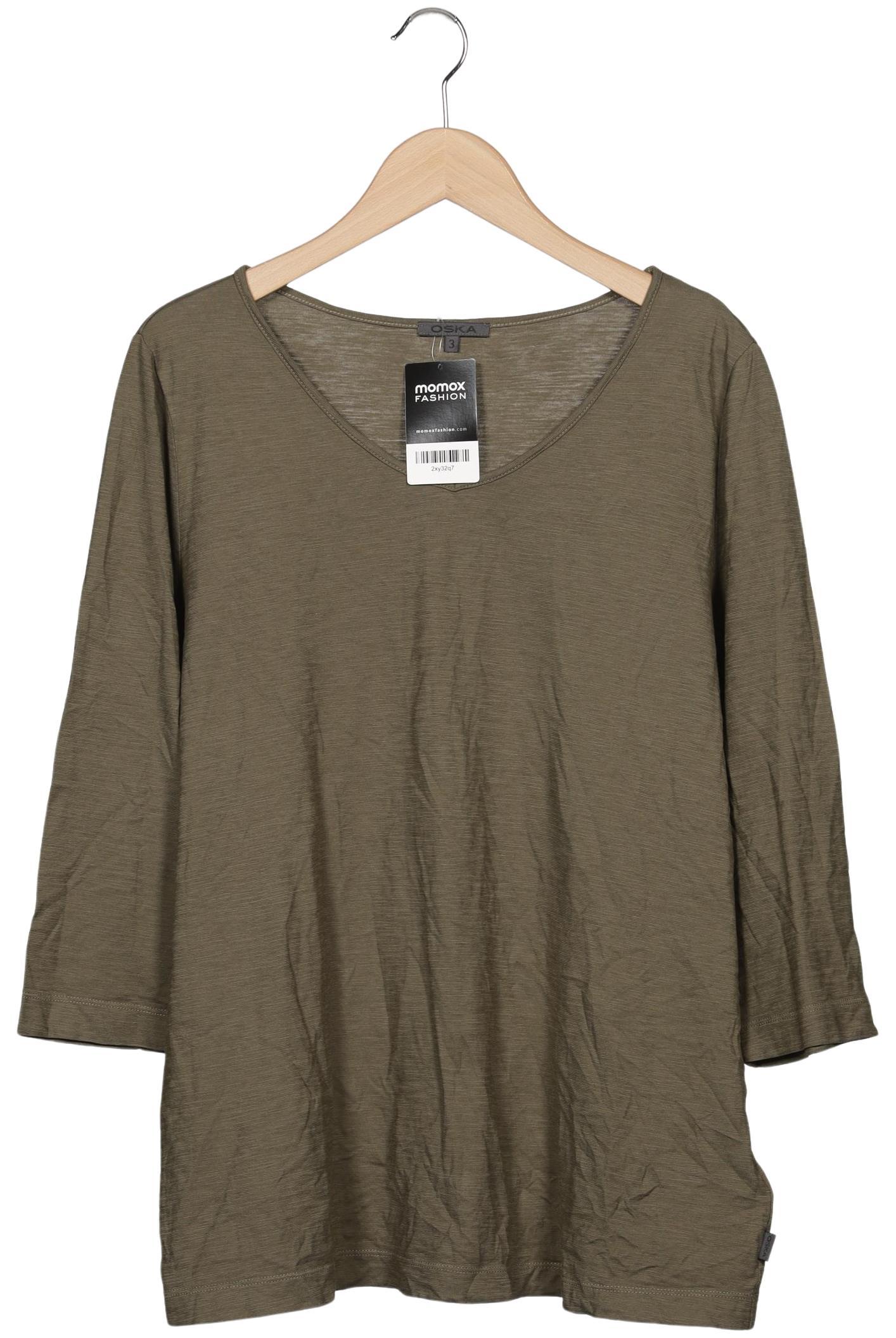 

Oska Damen Langarmshirt, grün, Gr. 44