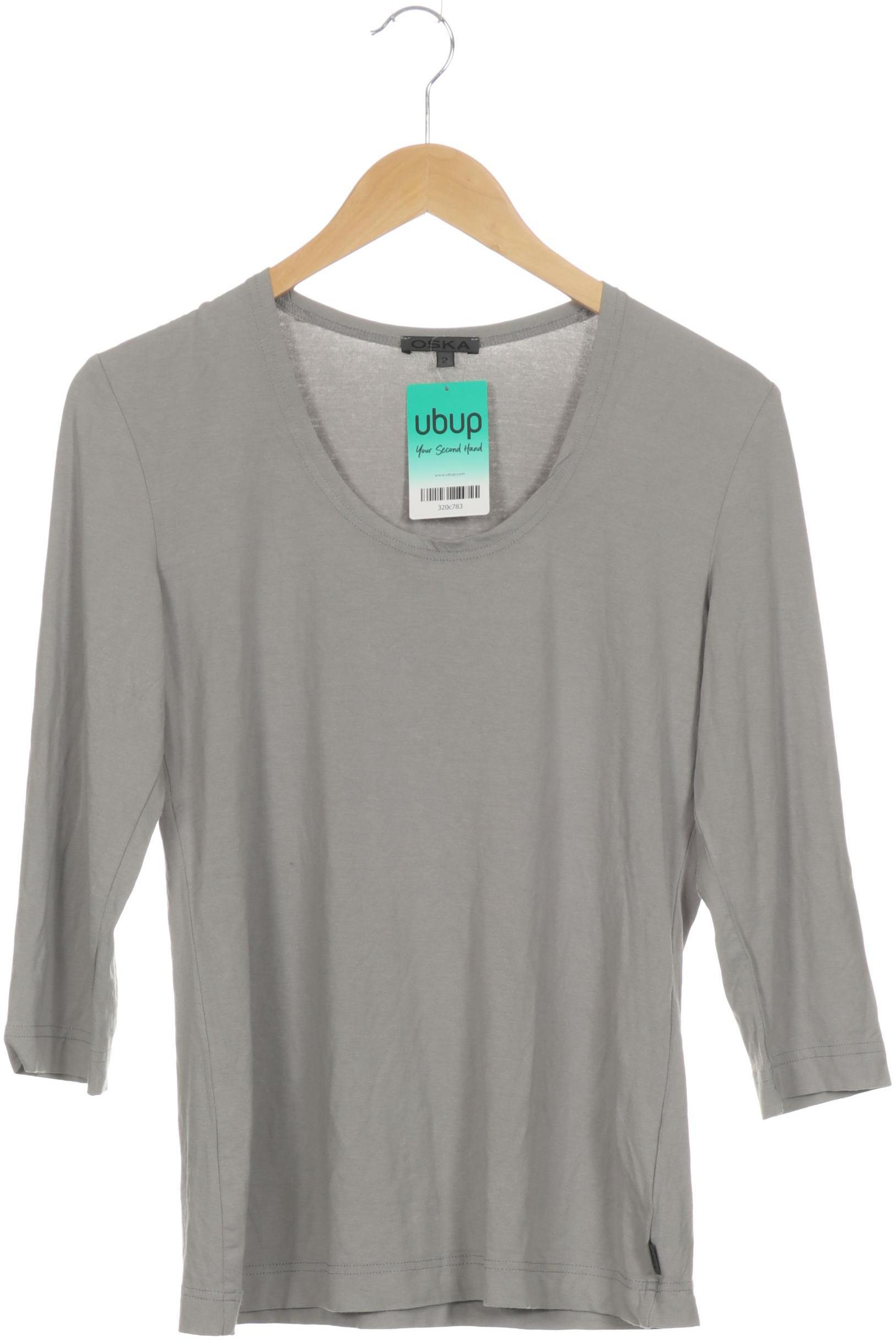 

Oska Damen Langarmshirt, grau, Gr. 40