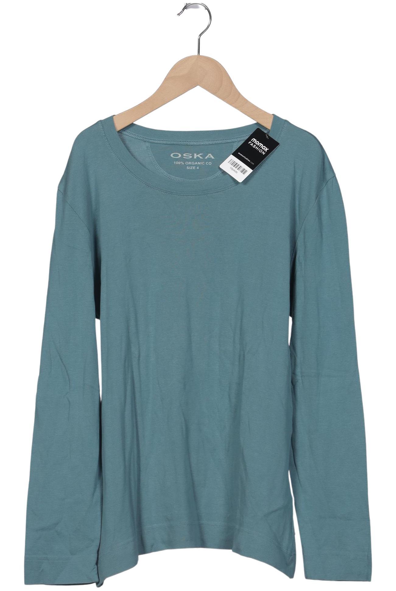 

Oska Damen Langarmshirt, türkis, Gr. 46