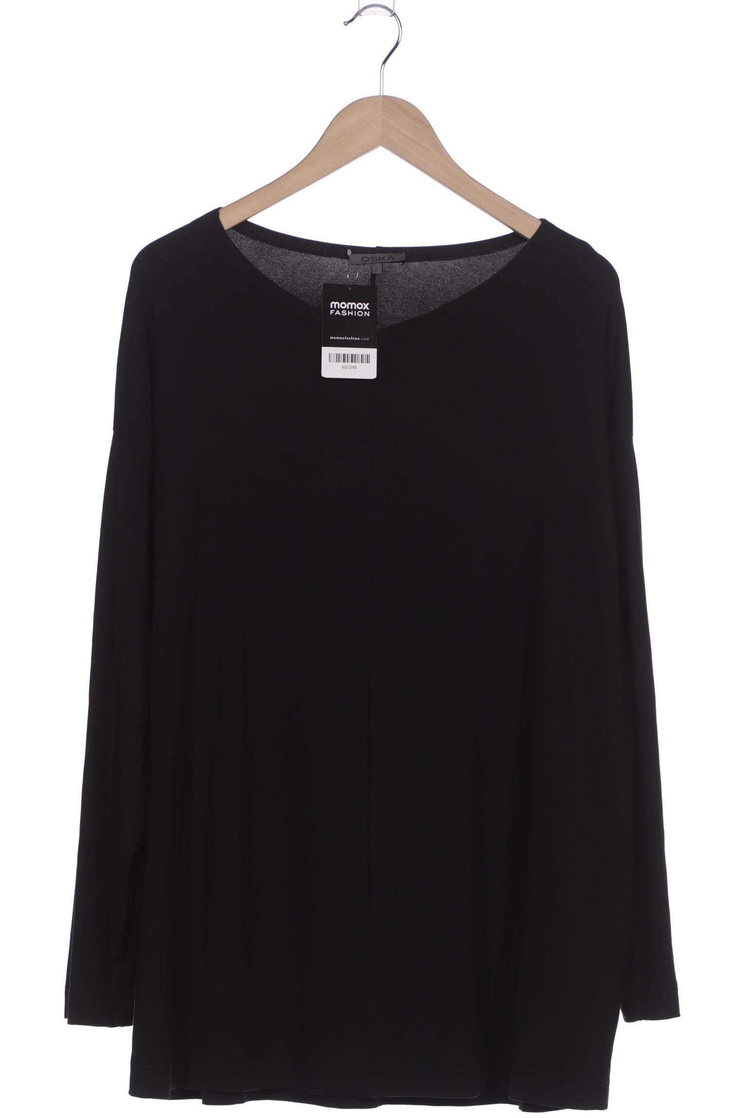 

Oska Damen Langarmshirt, schwarz, Gr. 40