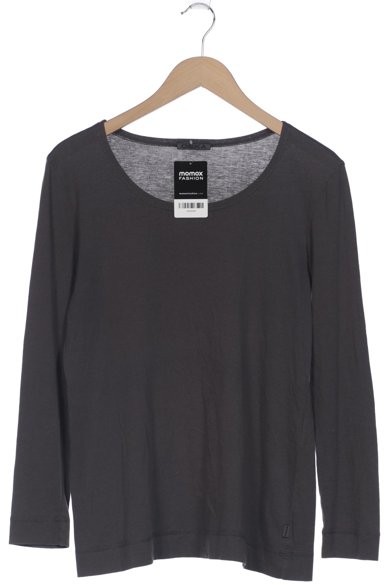 

Oska Damen Langarmshirt, grau, Gr. 40