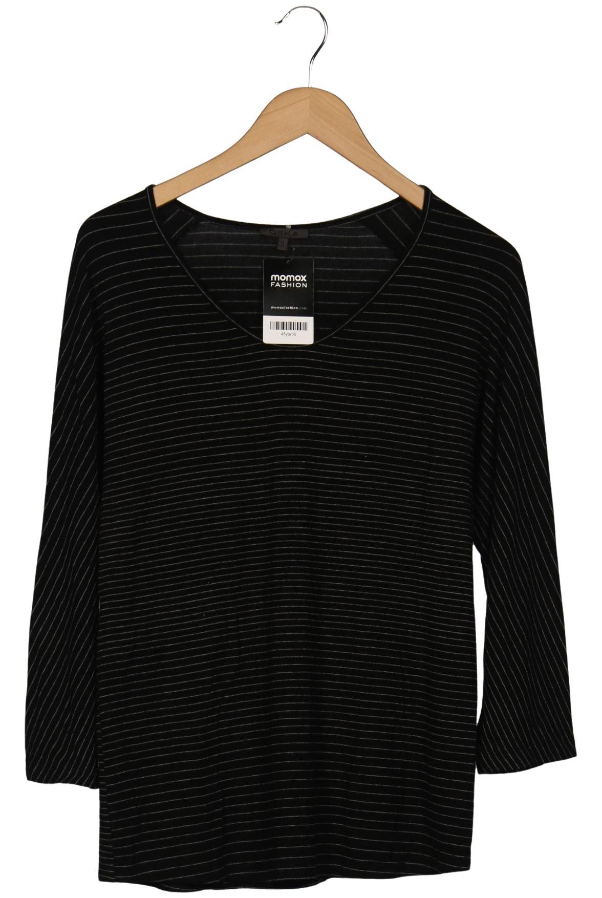 

Oska Damen Langarmshirt, schwarz, Gr. 44