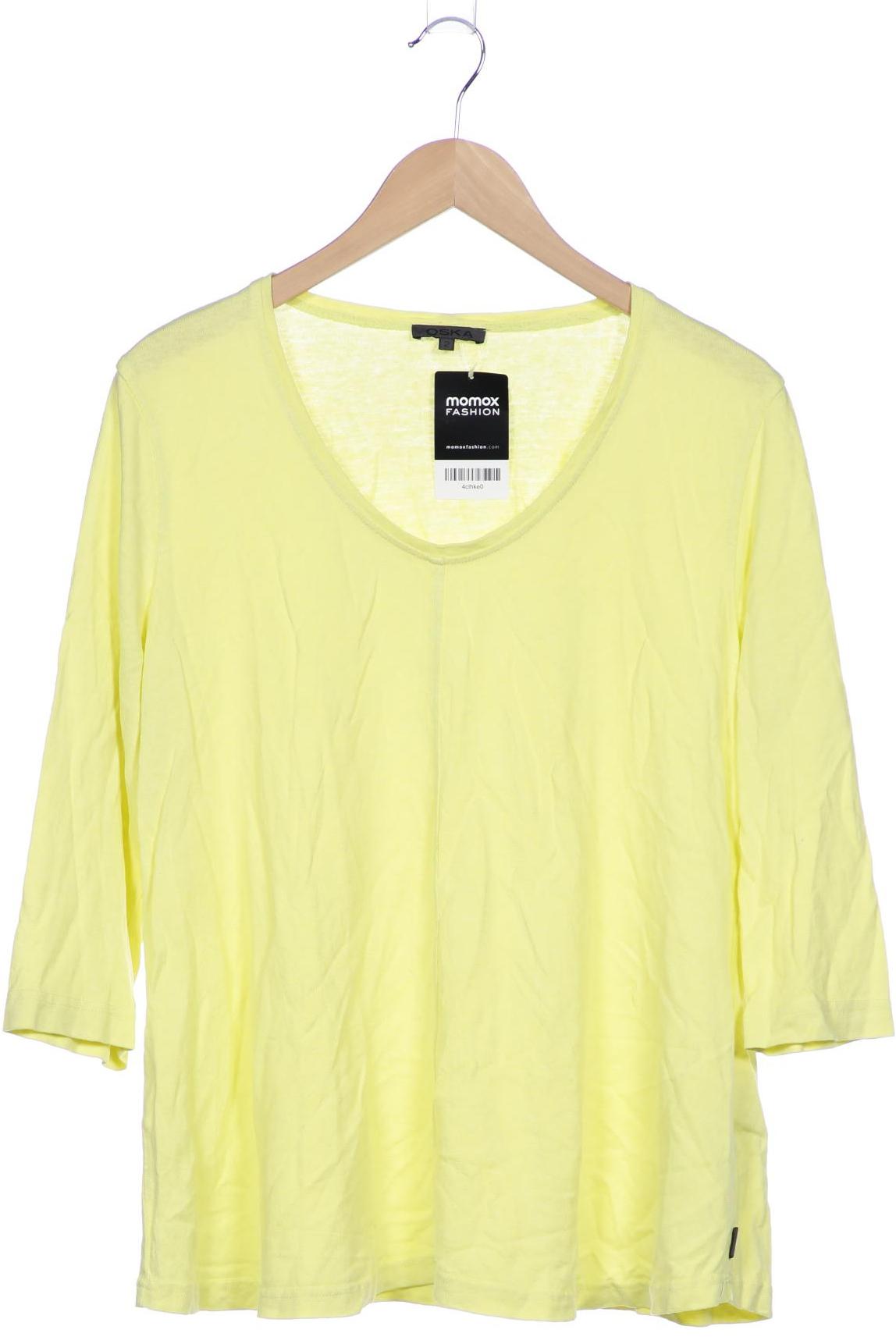 

Oska Damen Langarmshirt, gelb, Gr. 40