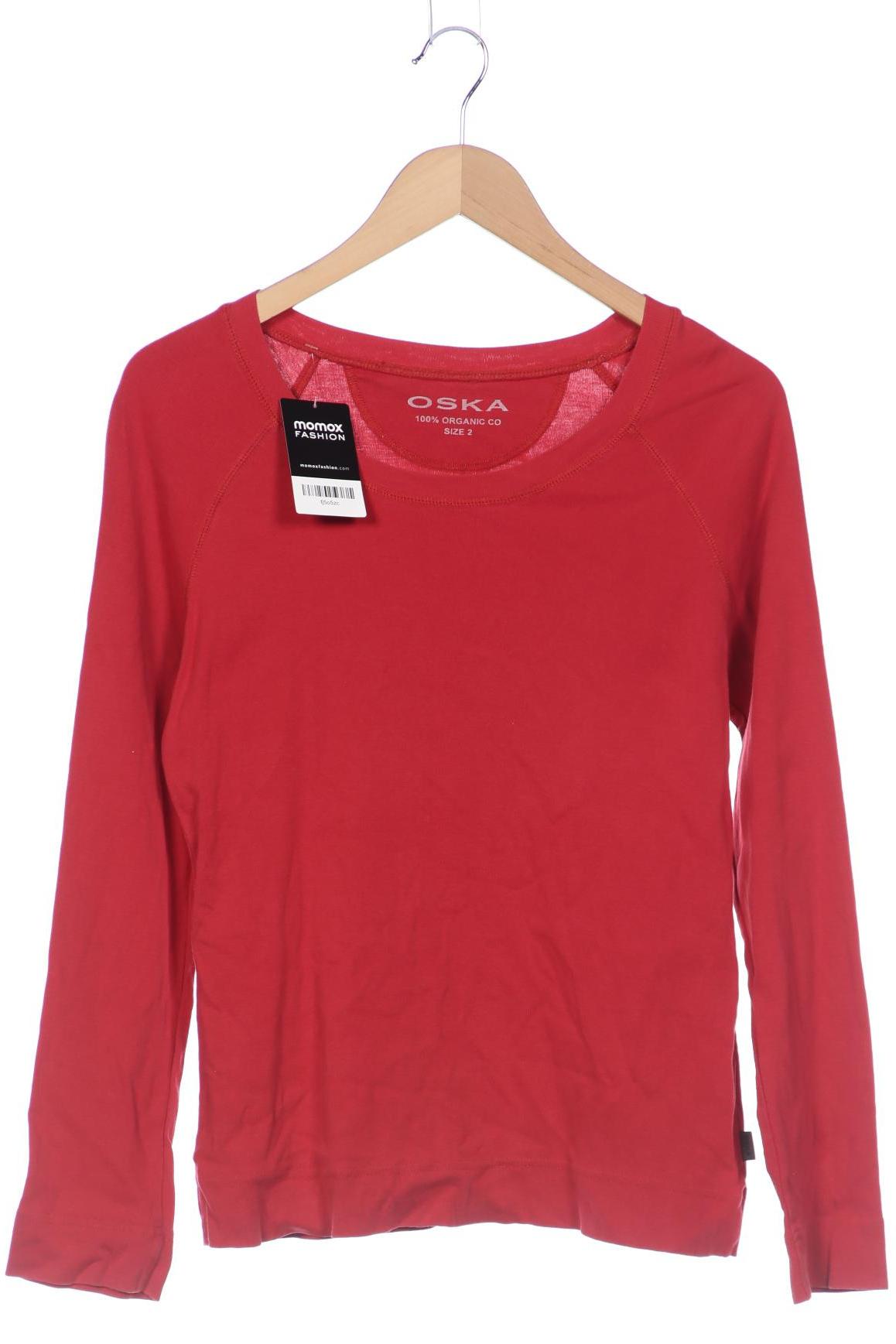 

Oska Damen Langarmshirt, rot, Gr. 40