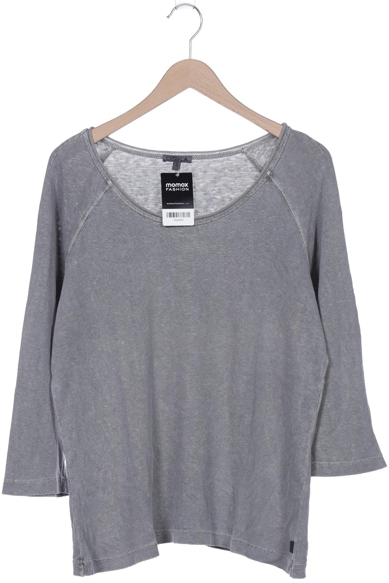 

Oska Damen Langarmshirt, grau, Gr. 44