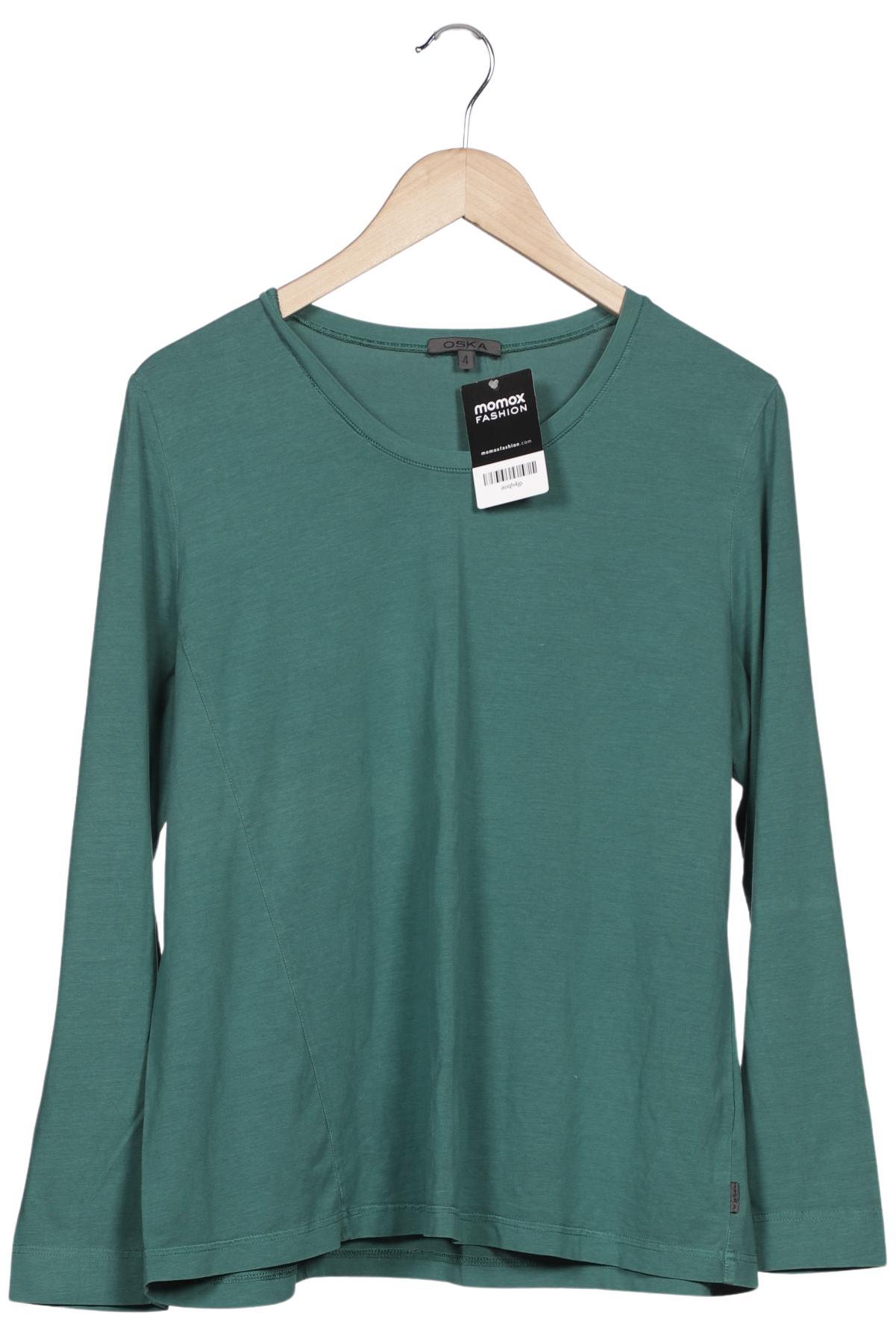 

Oska Damen Langarmshirt, grün, Gr. 46