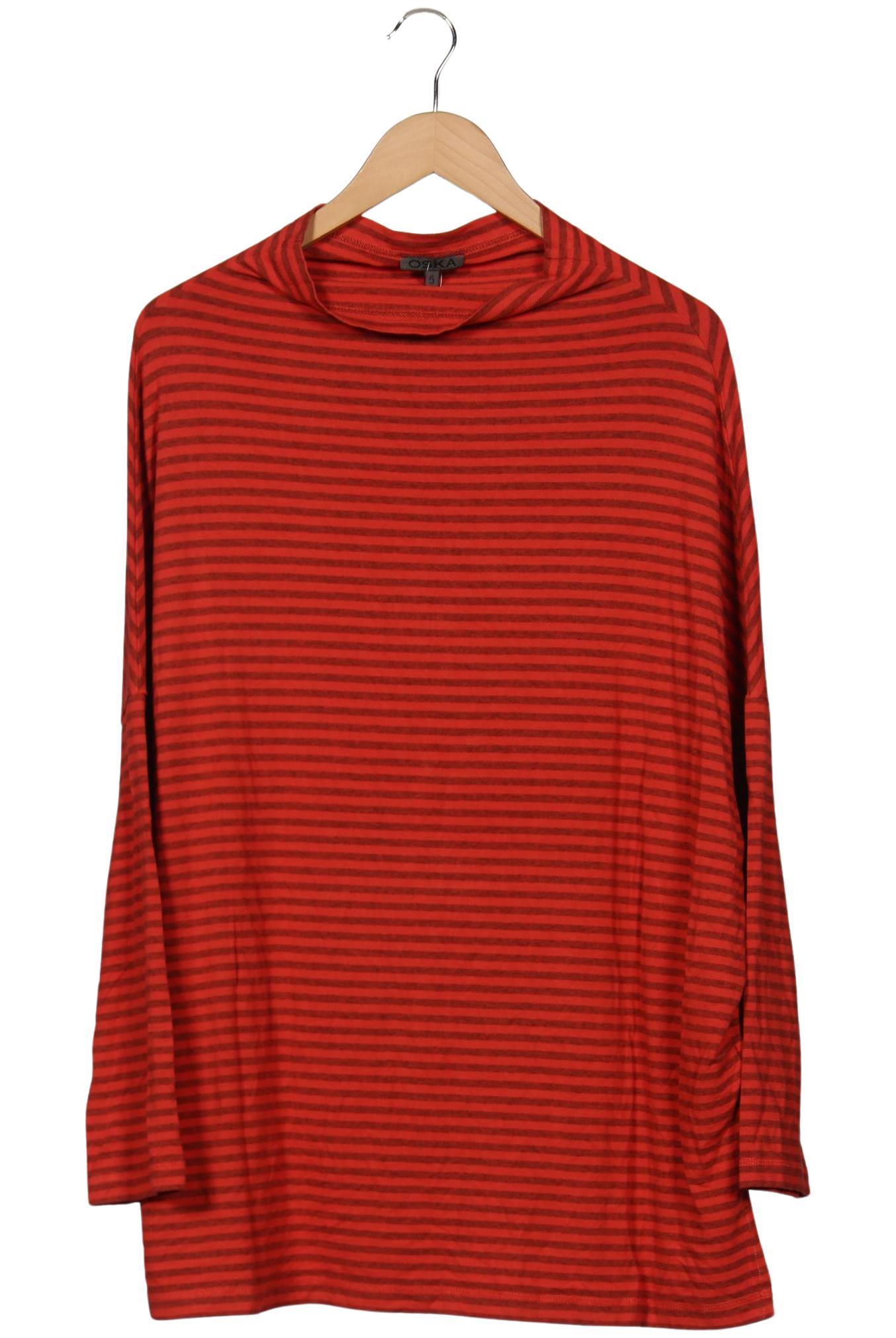 

Oska Damen Langarmshirt, rot, Gr. 50