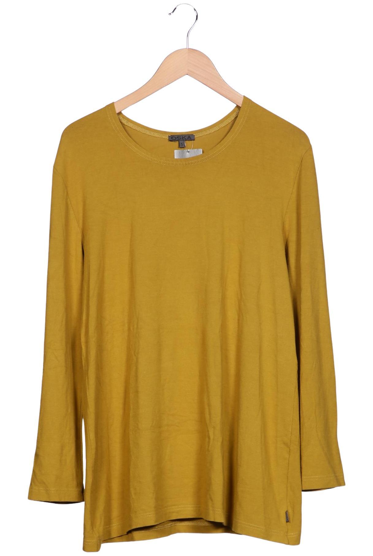 

Oska Damen Langarmshirt, gelb, Gr. 50