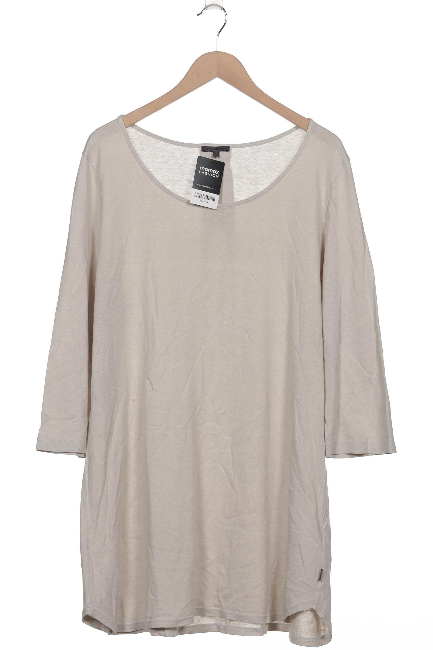 

Oska Damen Langarmshirt, cremeweiß, Gr. 50