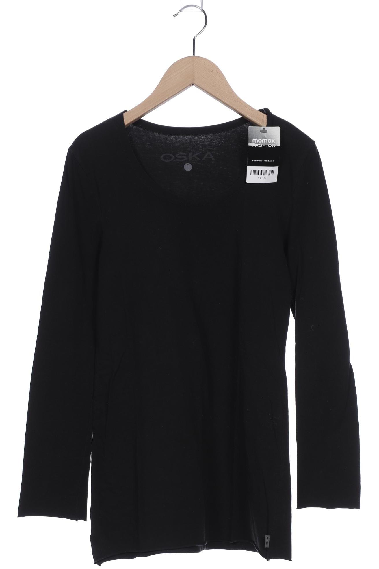 

Oska Damen Langarmshirt, schwarz, Gr. 36