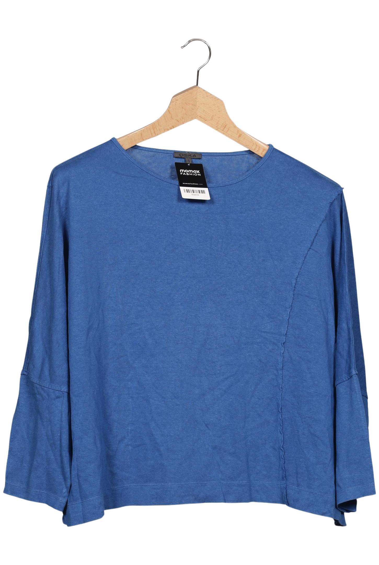 

Oska Damen Langarmshirt, blau, Gr. 38