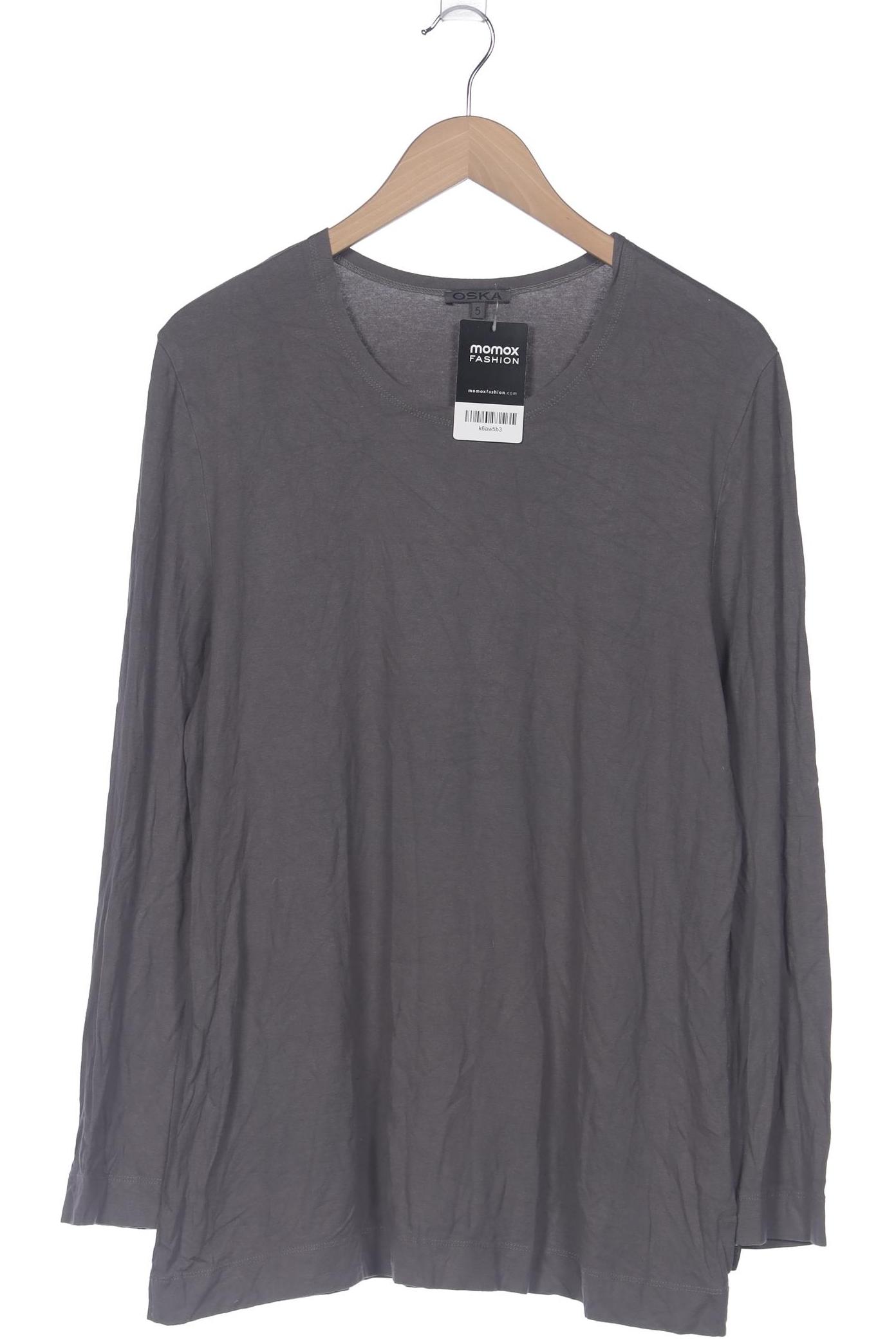 

Oska Damen Langarmshirt, grau, Gr. 50