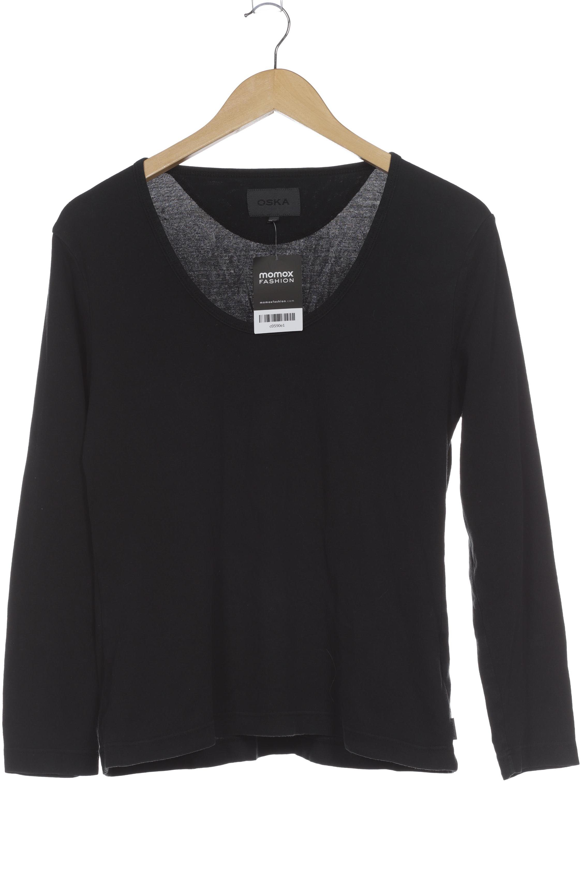 

Oska Damen Langarmshirt, schwarz, Gr. 44