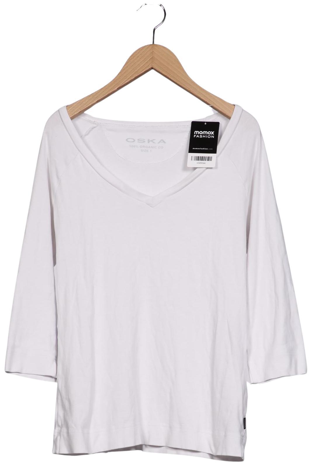 

Oska Damen Langarmshirt, weiß, Gr. 38