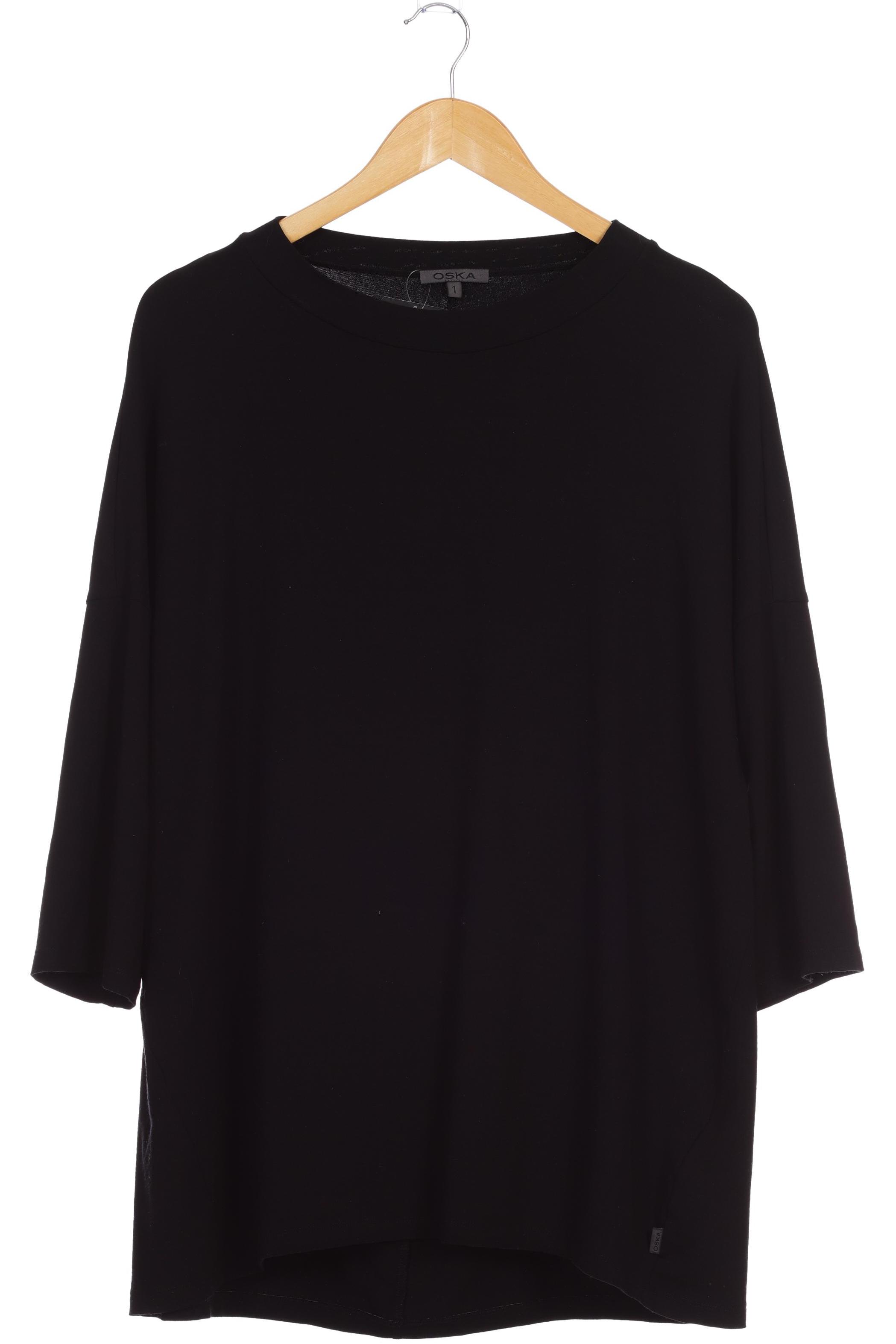 

Oska Damen Langarmshirt, schwarz, Gr. 38