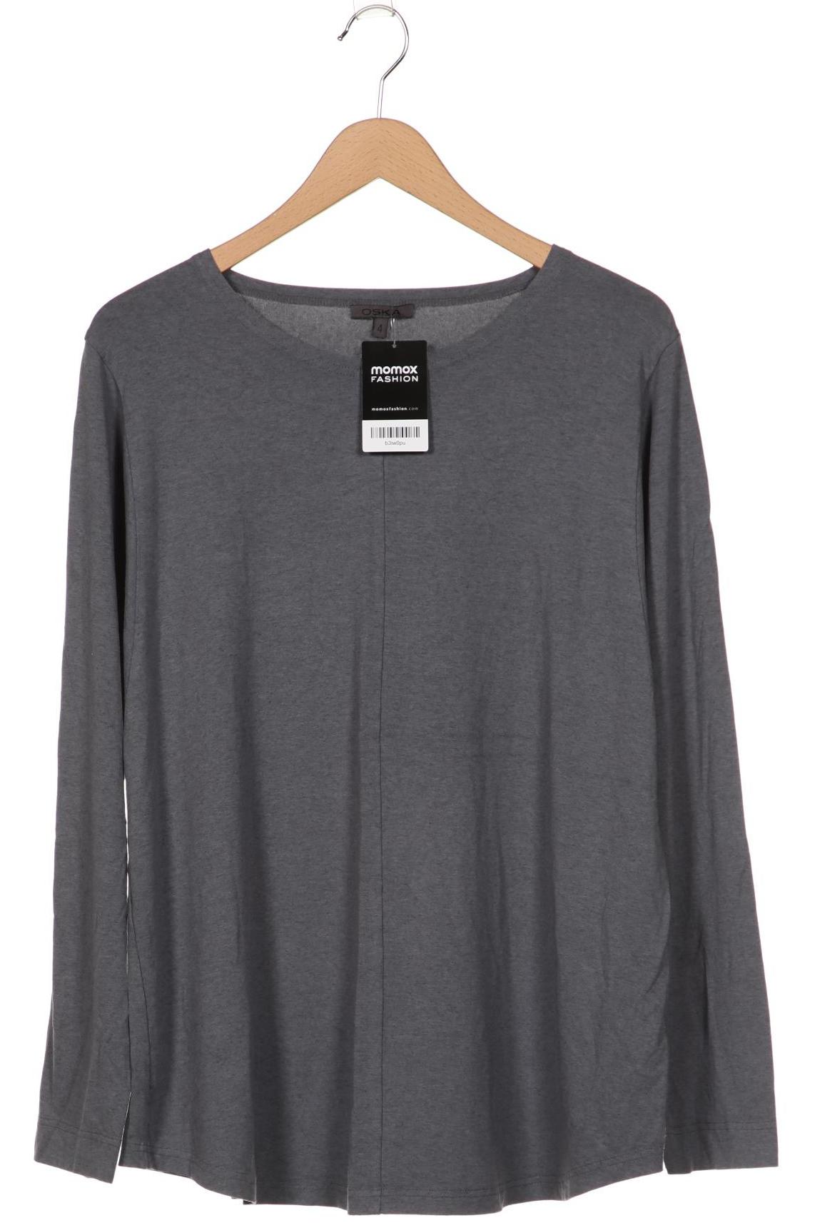 

Oska Damen Langarmshirt, grau, Gr. 46