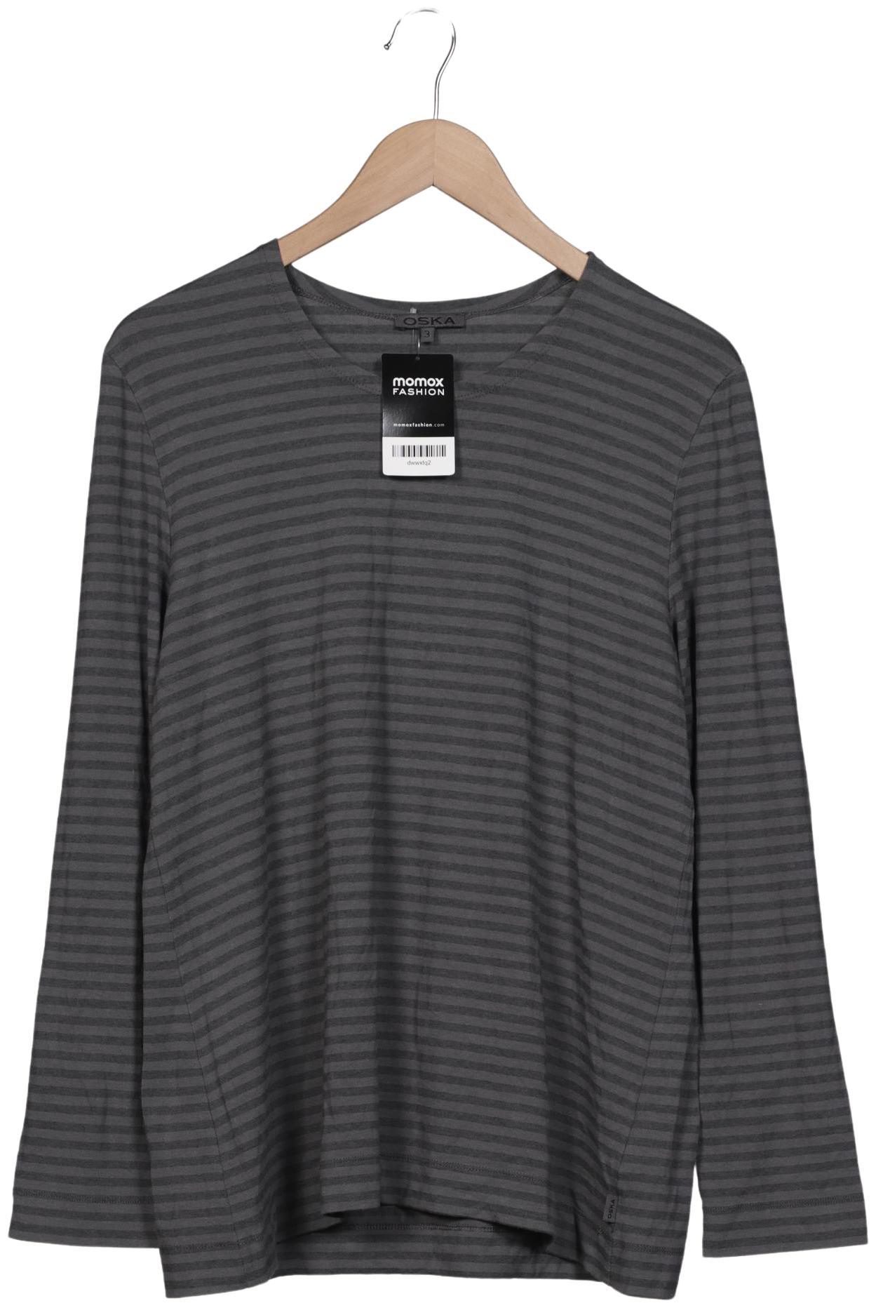 

Oska Damen Langarmshirt, grau, Gr. 44