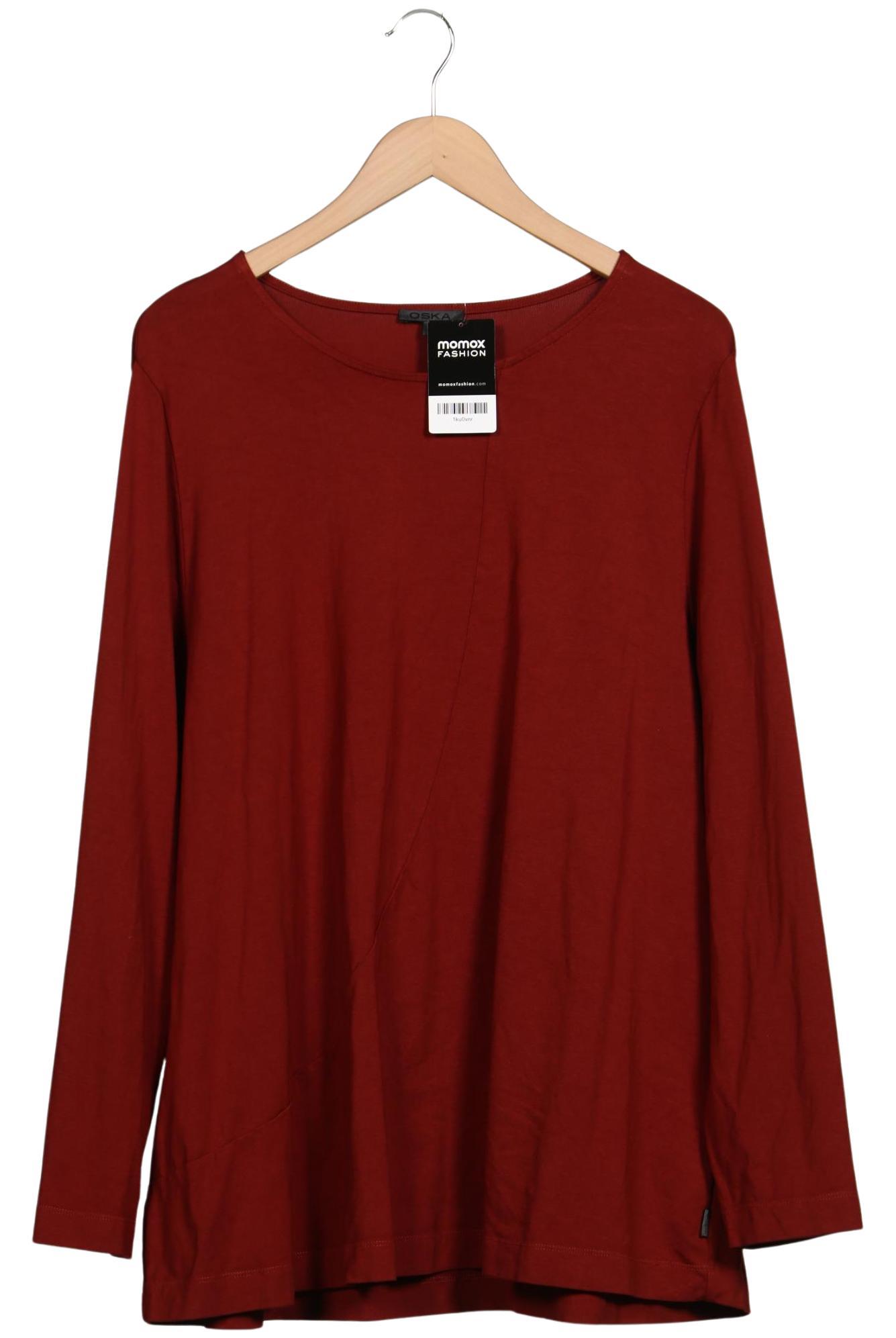 

Oska Damen Langarmshirt, rot, Gr. 50
