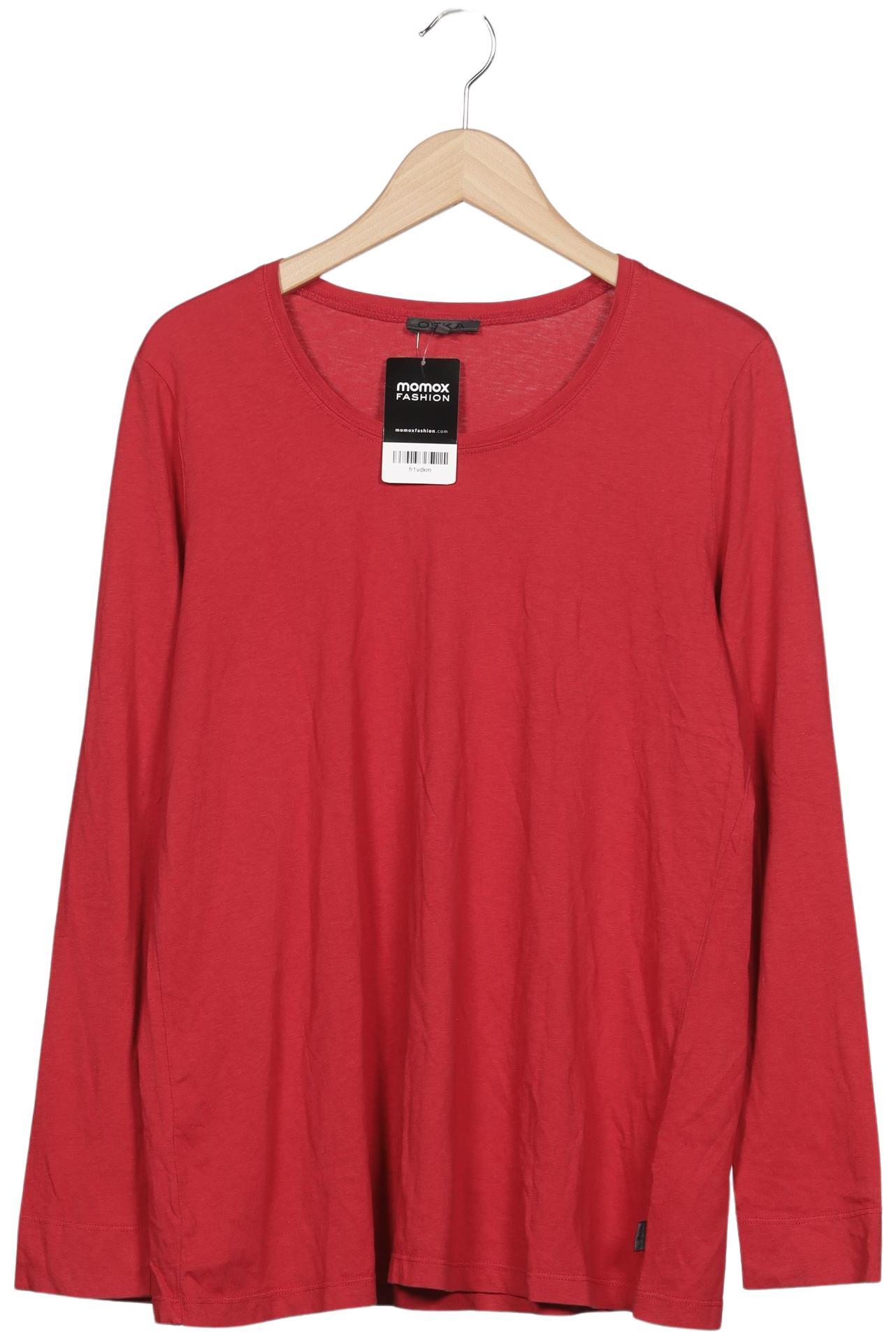 

Oska Damen Langarmshirt, rot, Gr. 40