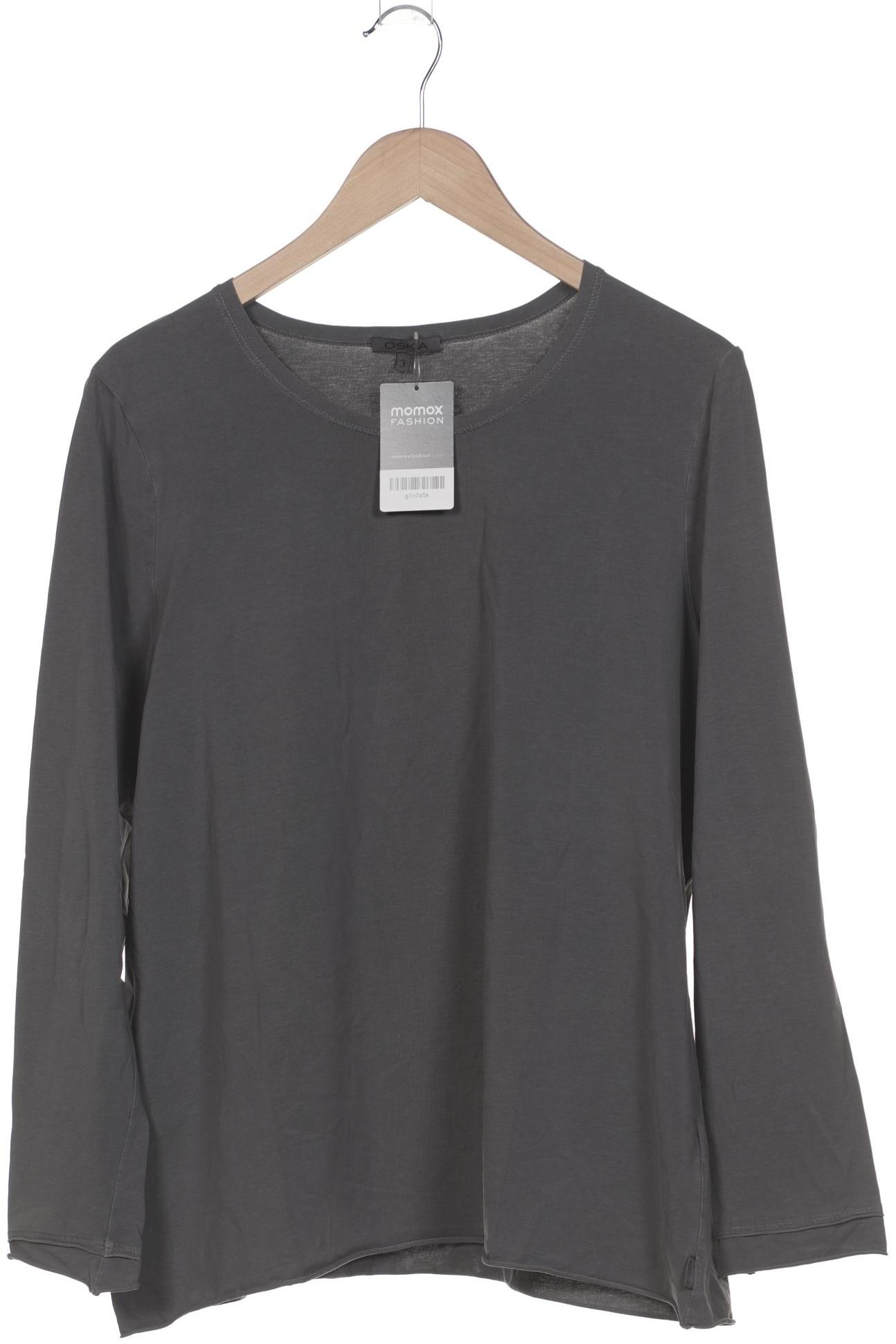 

Oska Damen Langarmshirt, grau, Gr. 44