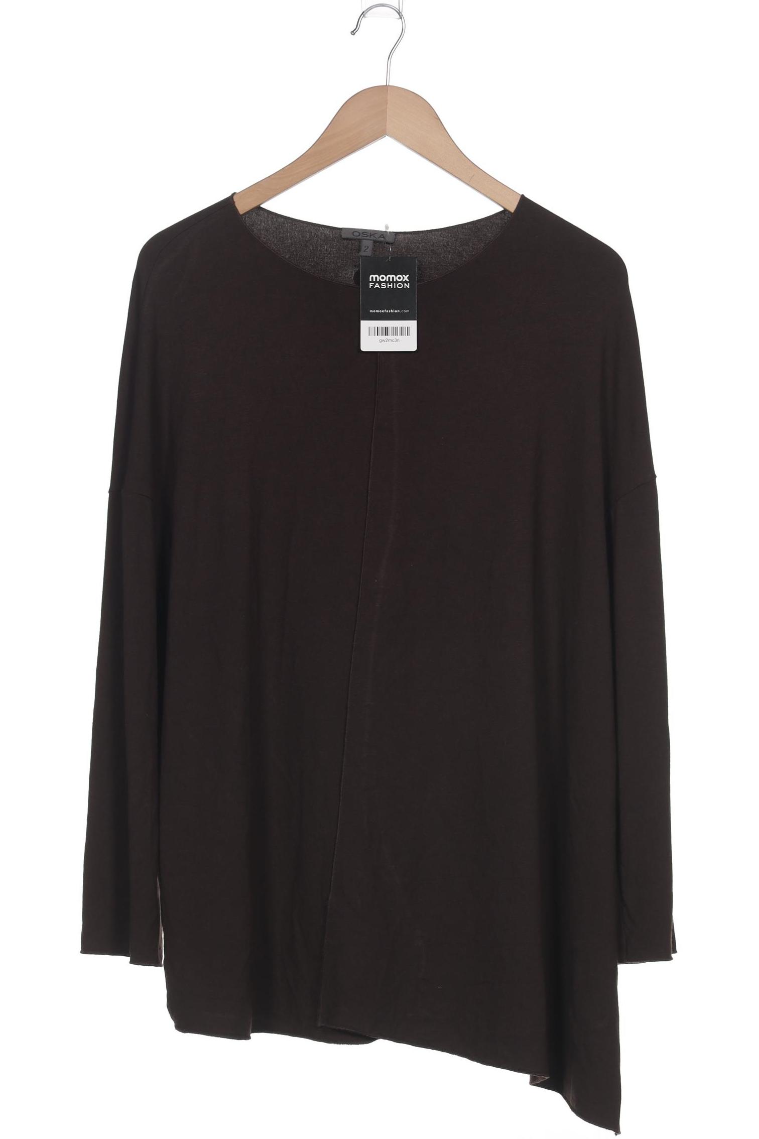 

Oska Damen Langarmshirt, braun, Gr. 40