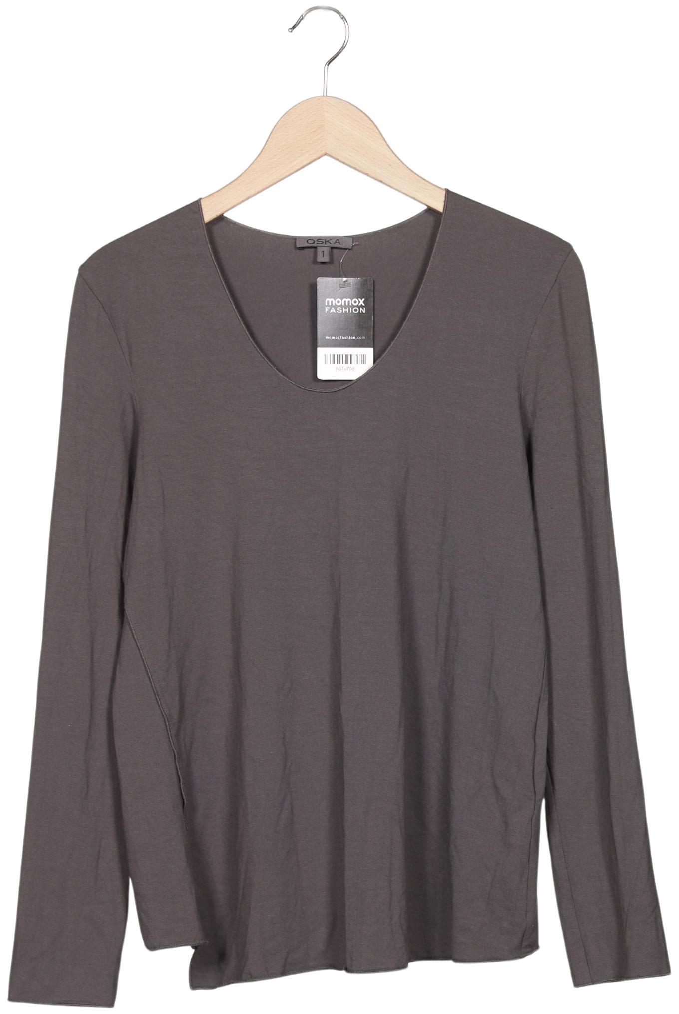 

Oska Damen Langarmshirt, grau, Gr. 38